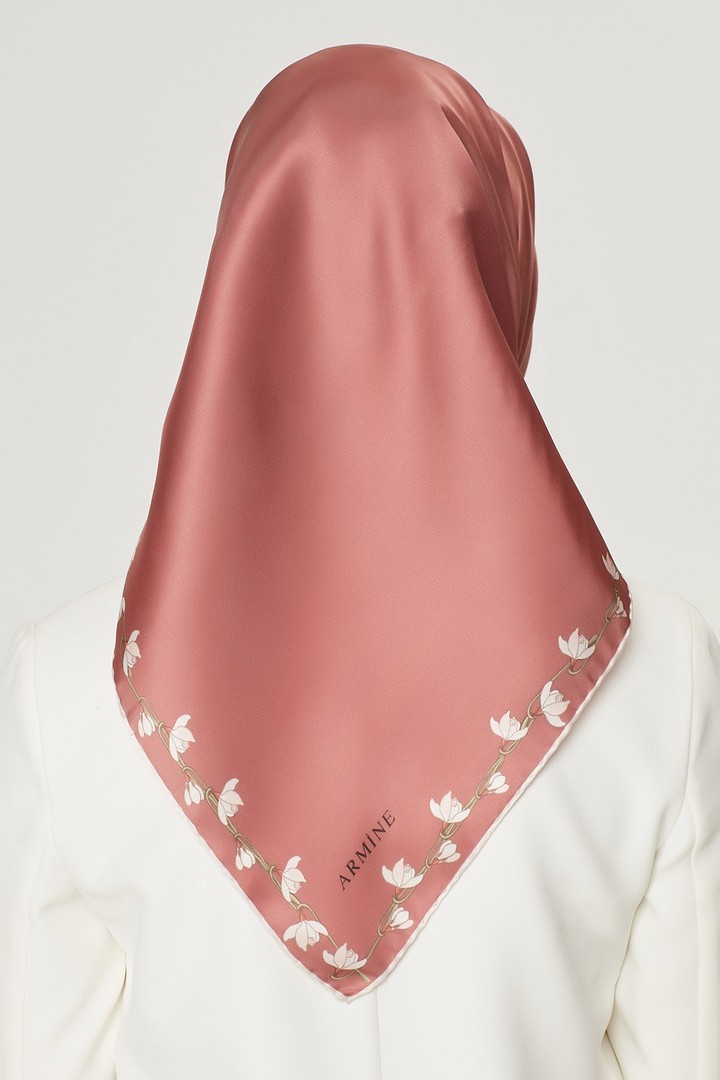 Armine Nostalji Serisi Twill İpek Eşarp 8553D-85
