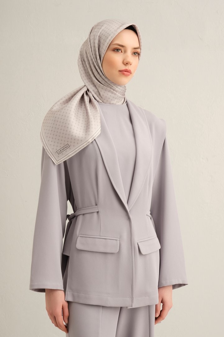 Armine Twill İpek Eşarp 9345D