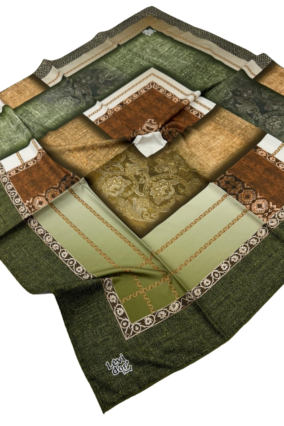 Levidor Trend Twill Eşarp LDT277 - 12-Yeşil-Taba