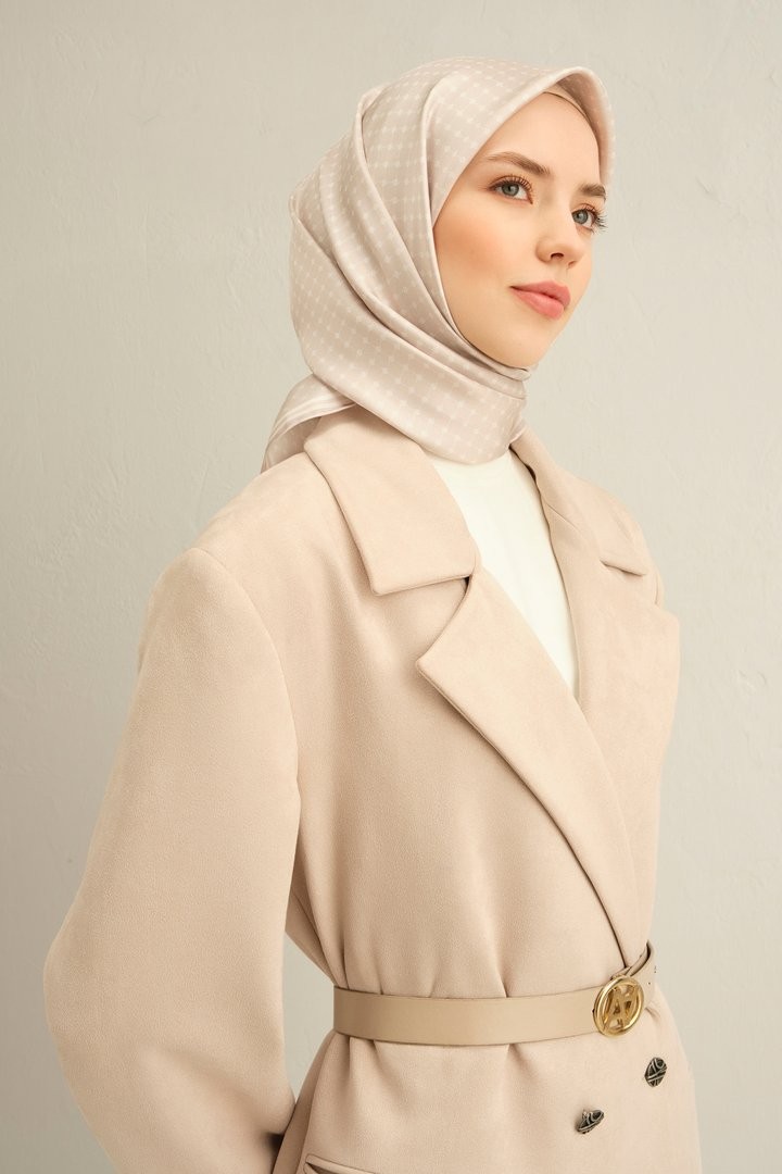 Armine Twill İpek Eşarp 9345D