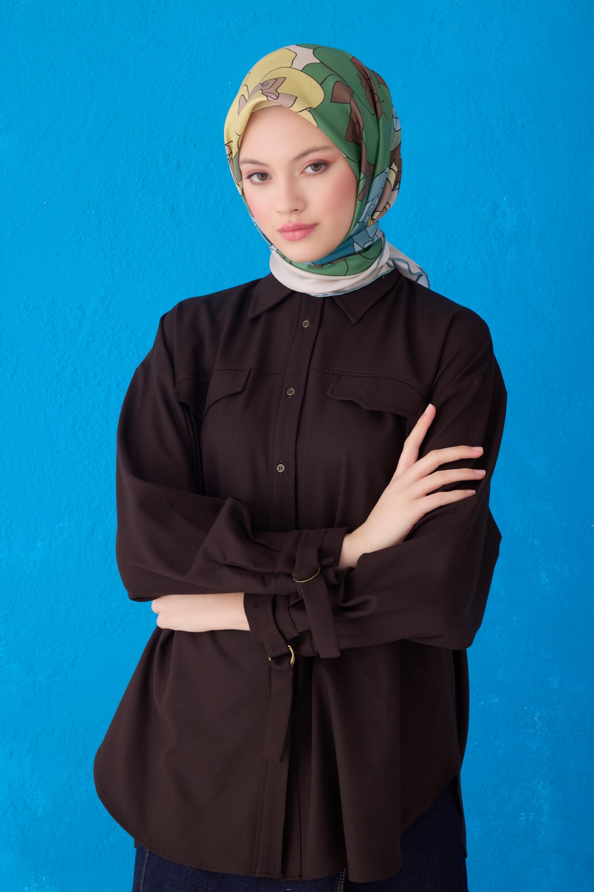 Belli Twill İpek Eşarp 4127D