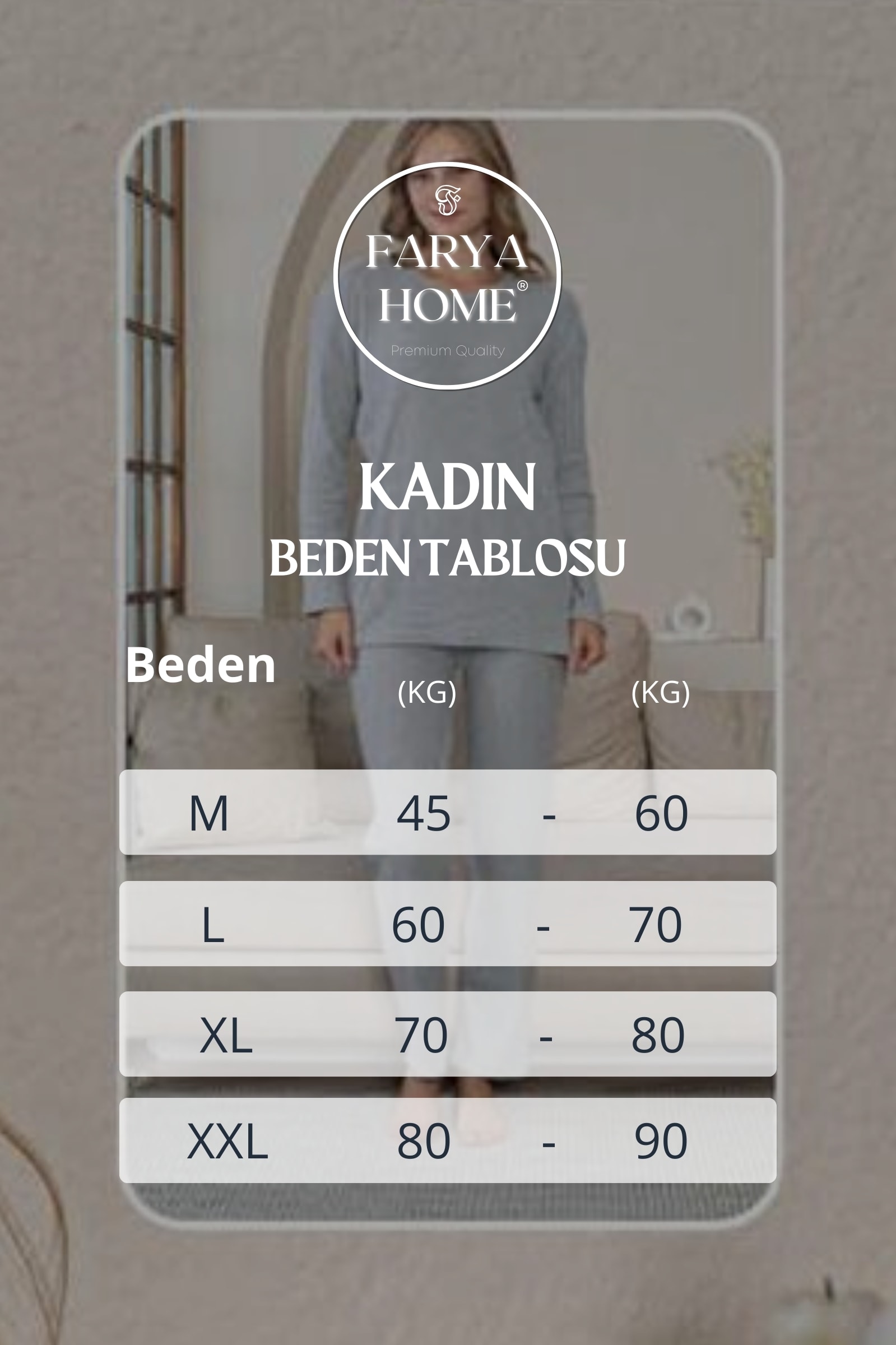 Pamuklu Kalın Kışlık İnterlok Şeritli Uzun Kollu Örme Pijama Takımı - Gri