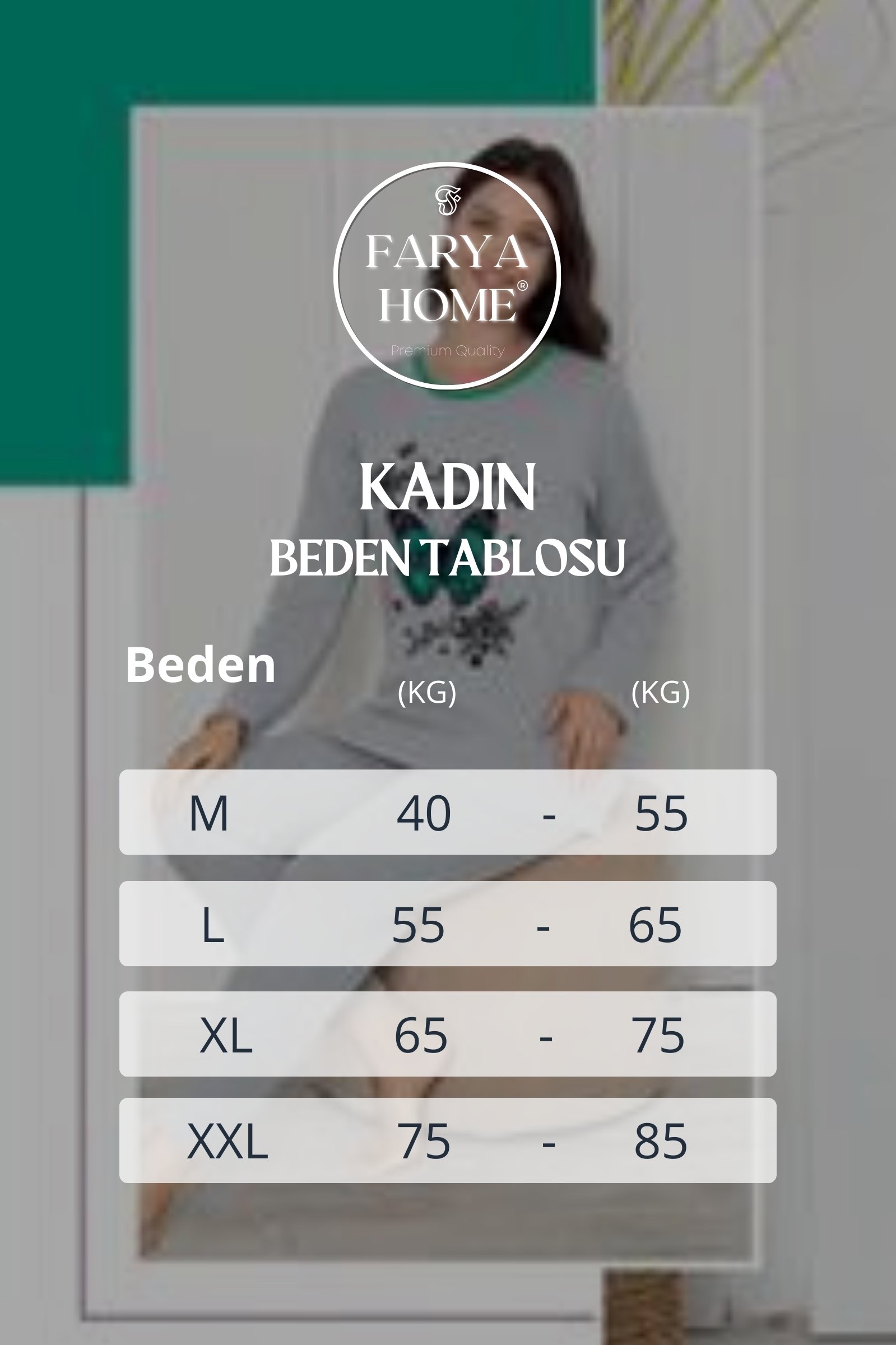 Dreamy Pamuklu Desenli 2 İplik Uzun Kollu Pijama Takımı - Gri
