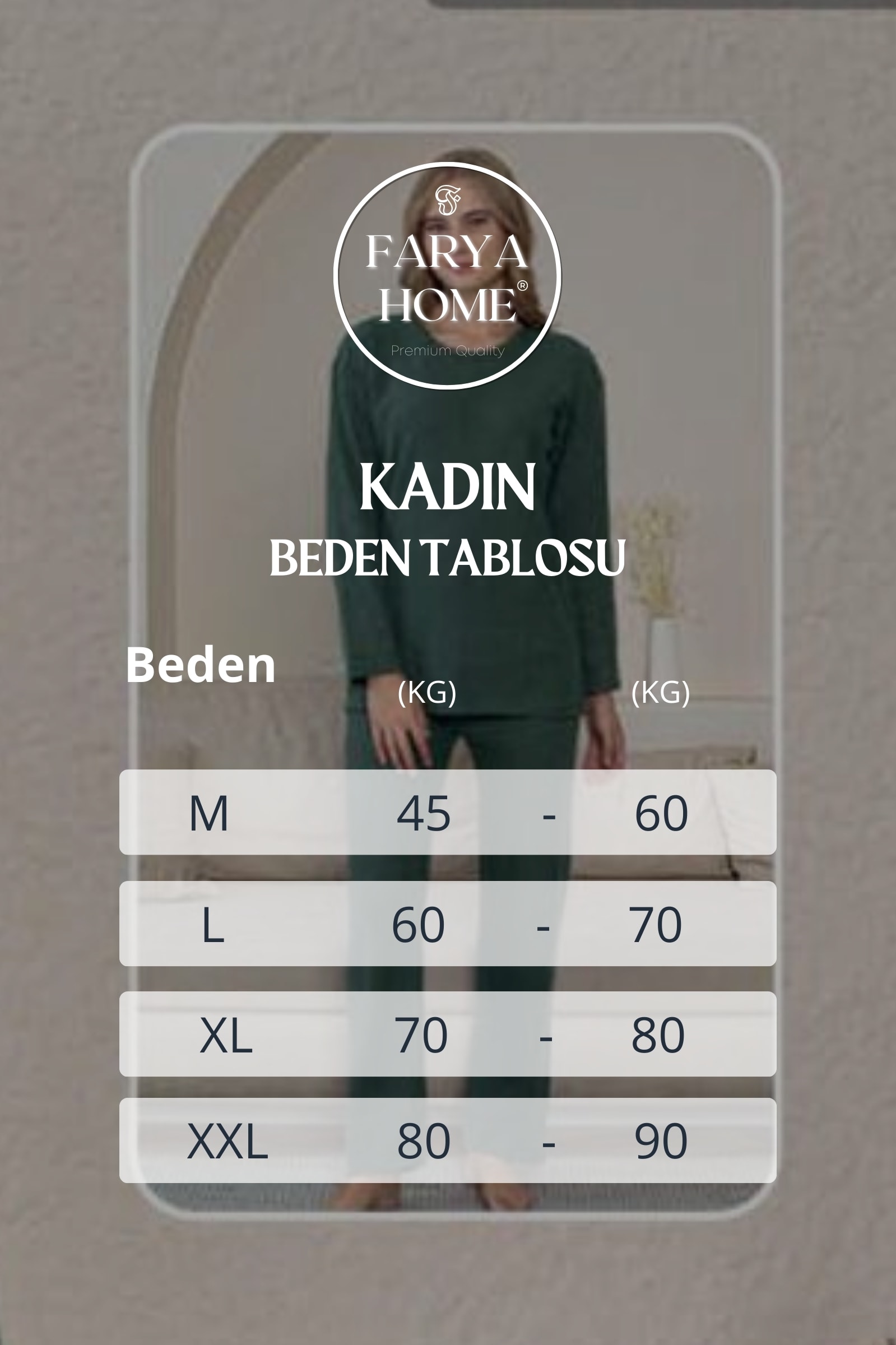 Pamuklu Kalın Kışlık İnterlok Şeritli Uzun Kollu Örme Pijama Takımı - Yeşil