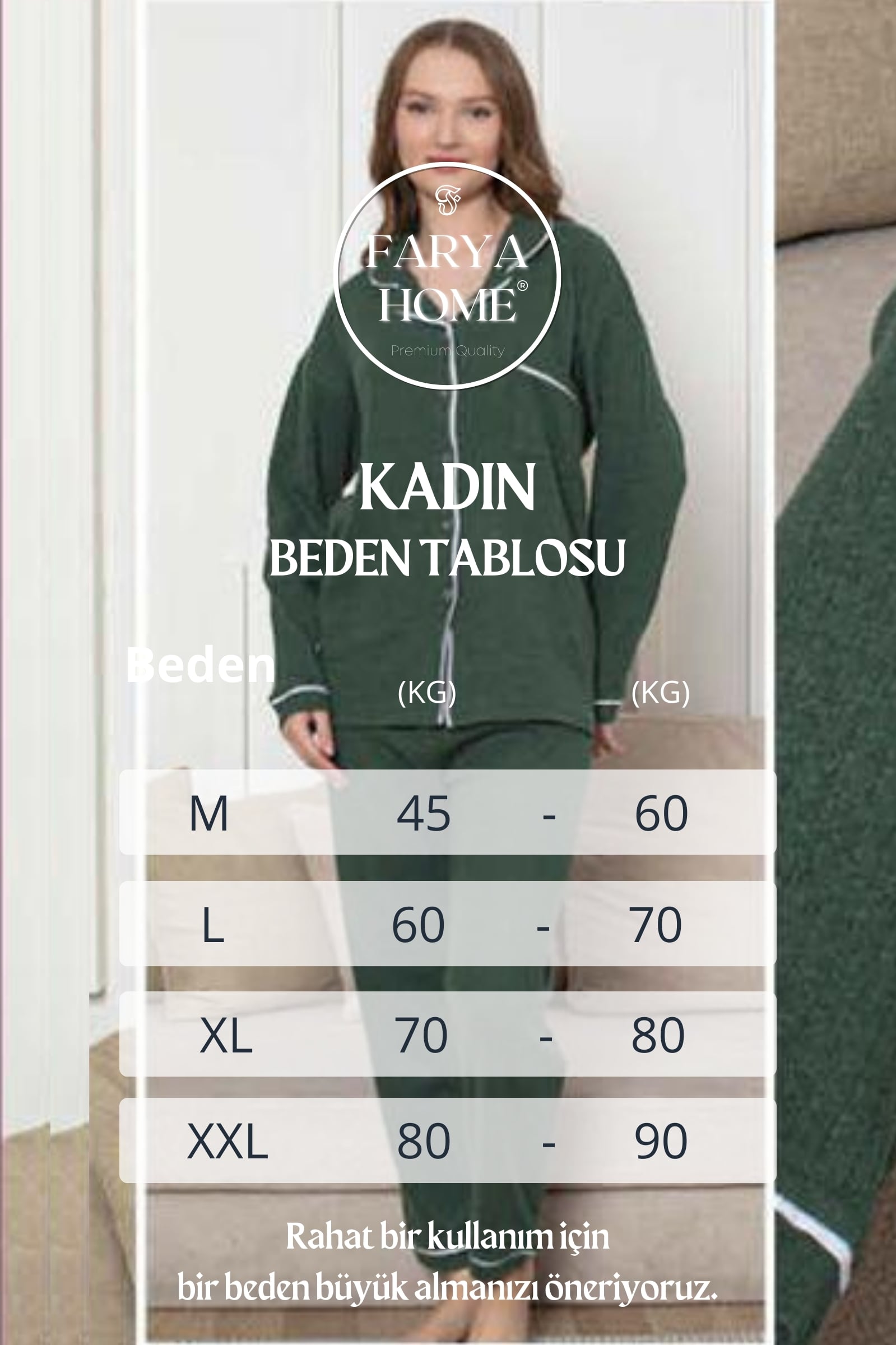 Pamuklu Kışlık İnterlok Şeritli Uzun Kollu Düğmeli Biyeli Gömlek Pijama Takımı