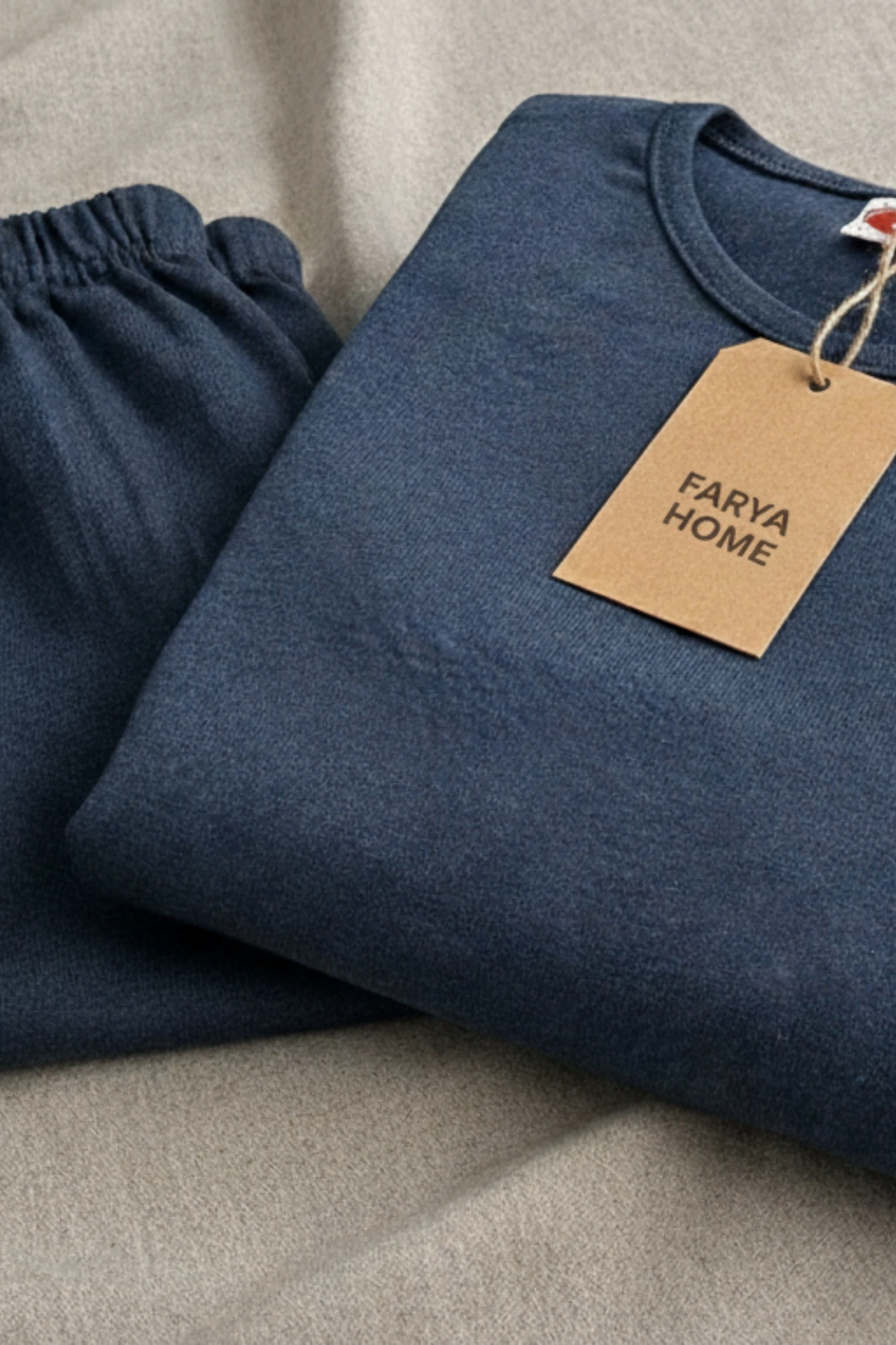 Kalın Kışlık 2 İplik Şardonlu Uzun Kollu Örme Pijama Takımı