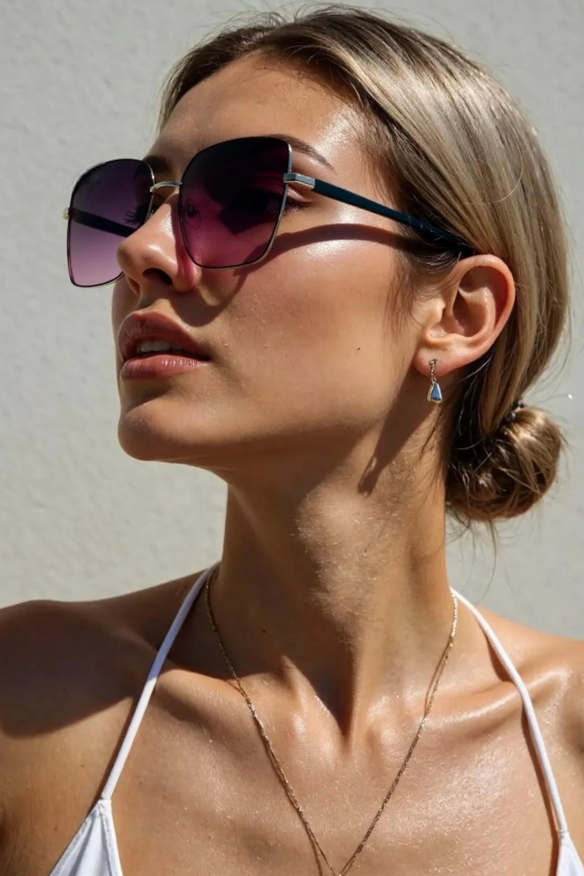 RIZZ 8801 Gümüş Güneş Gözlüğü