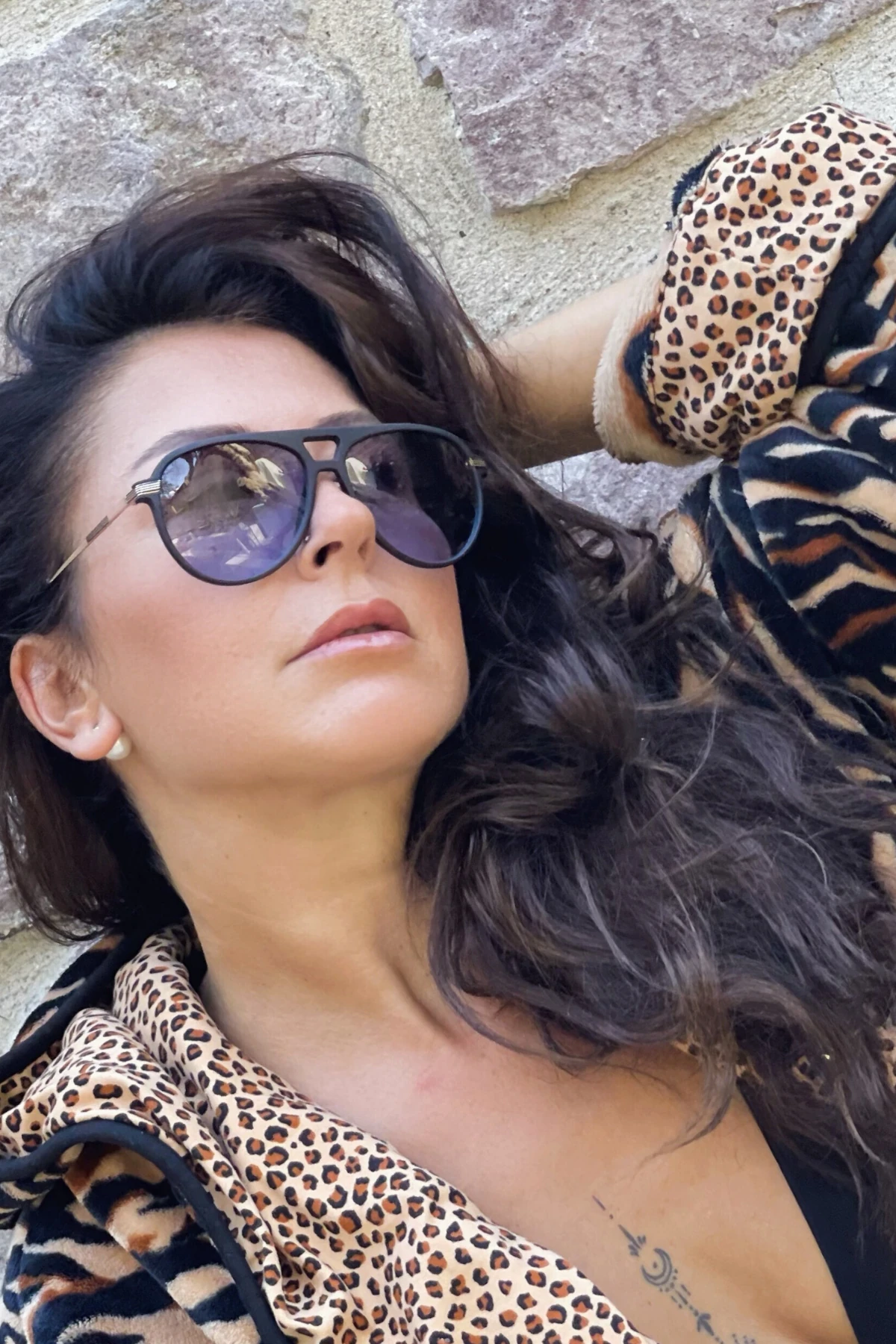 RIZZ 8545 Mat Siyah Güneş Gözlüğü