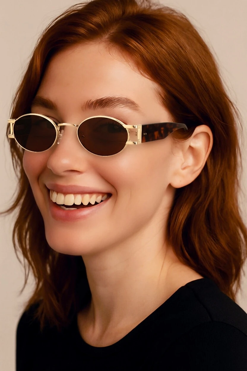 MOOKIE AK17219 Altın Güneş Gözlüğü