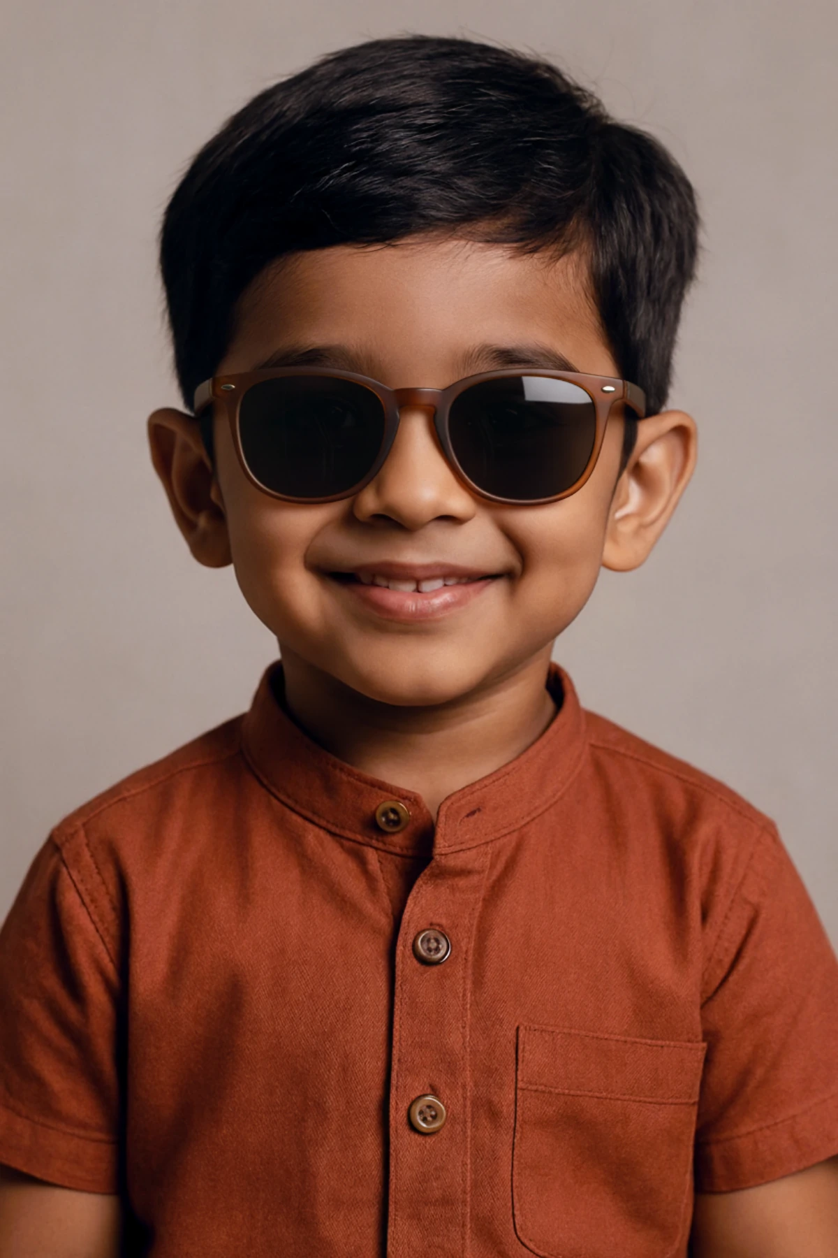 RIZZ 1028 Kahve Çocuk Güneş Gözlüğü