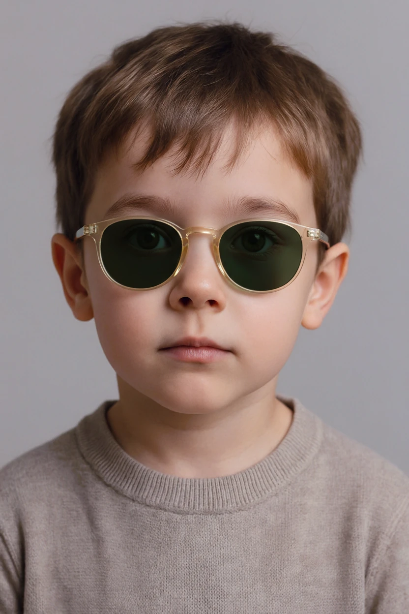 RIZZ 1043 Bej Çocuk Güneş Gözlüğü