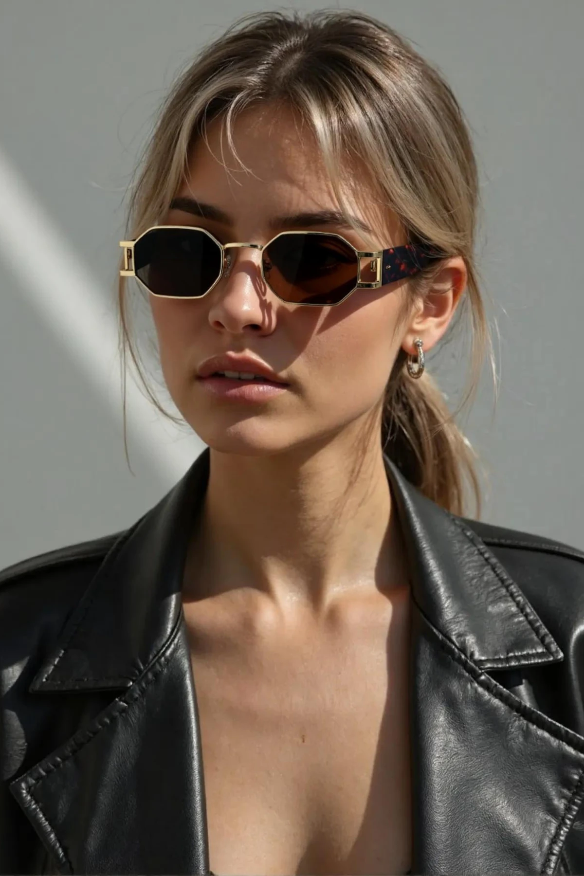 MOOKIE AK17220 Altın Güneş Gözlüğü