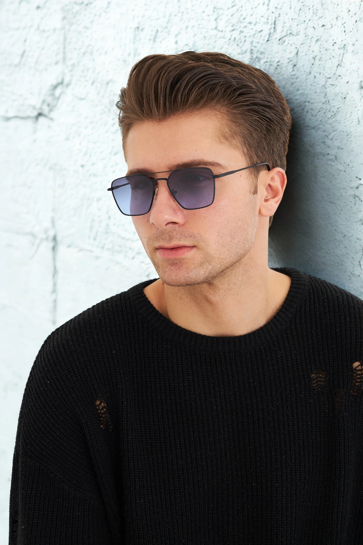 RIZZ 8820 Mat Siyah Güneş Gözlüğü