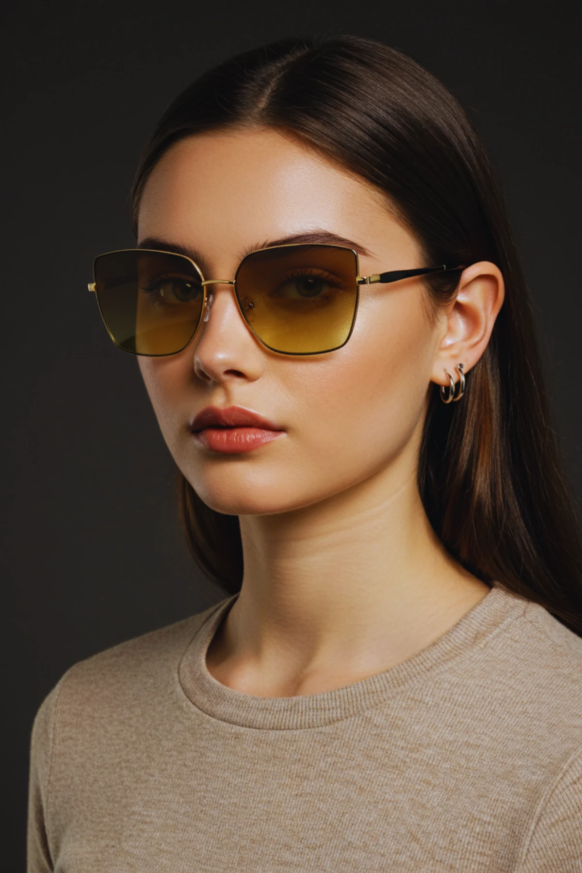 RIZZ 8801 Altın Güneş Gözlüğü