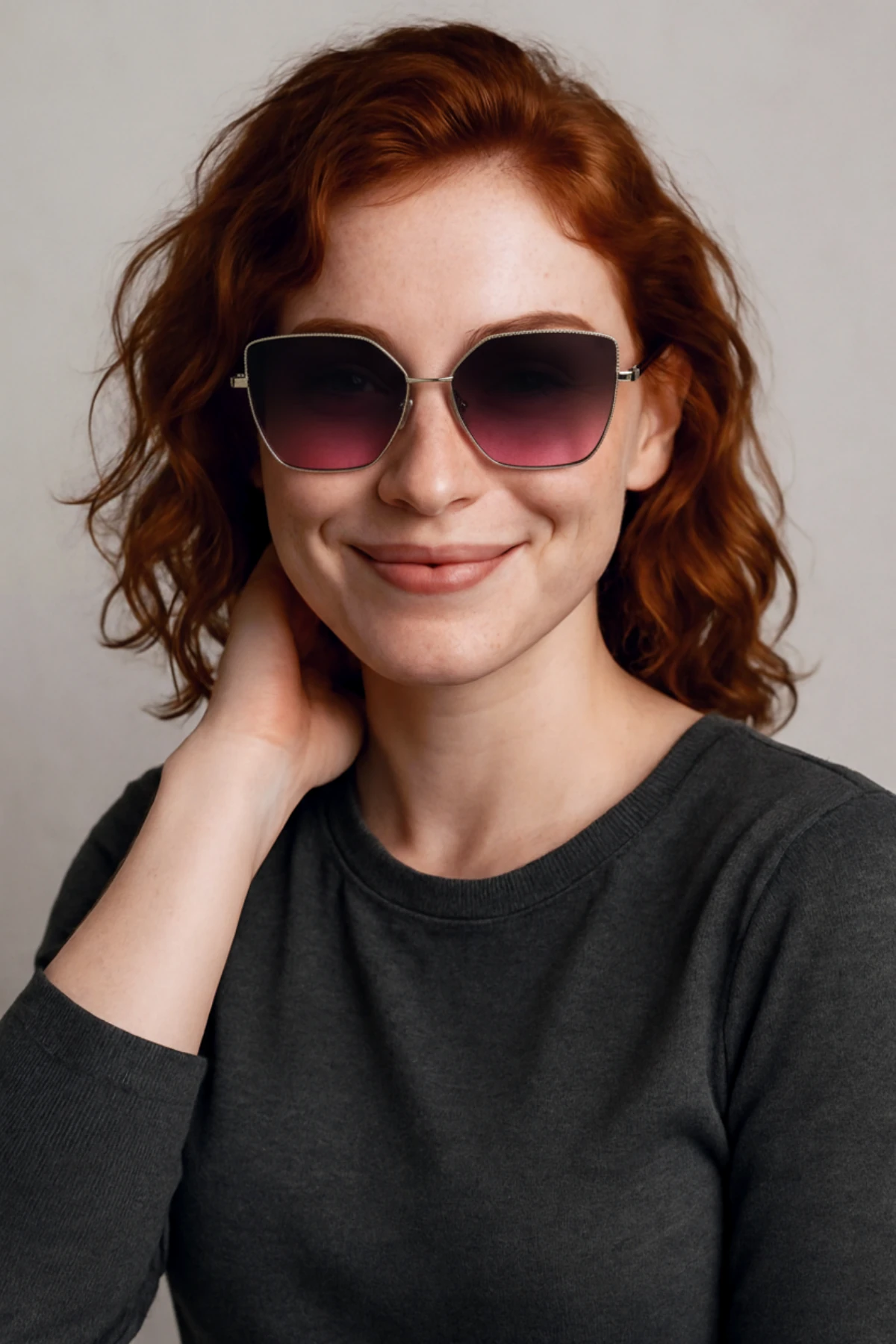 RIZZ 8807 Gümüş Güneş Gözlüğü