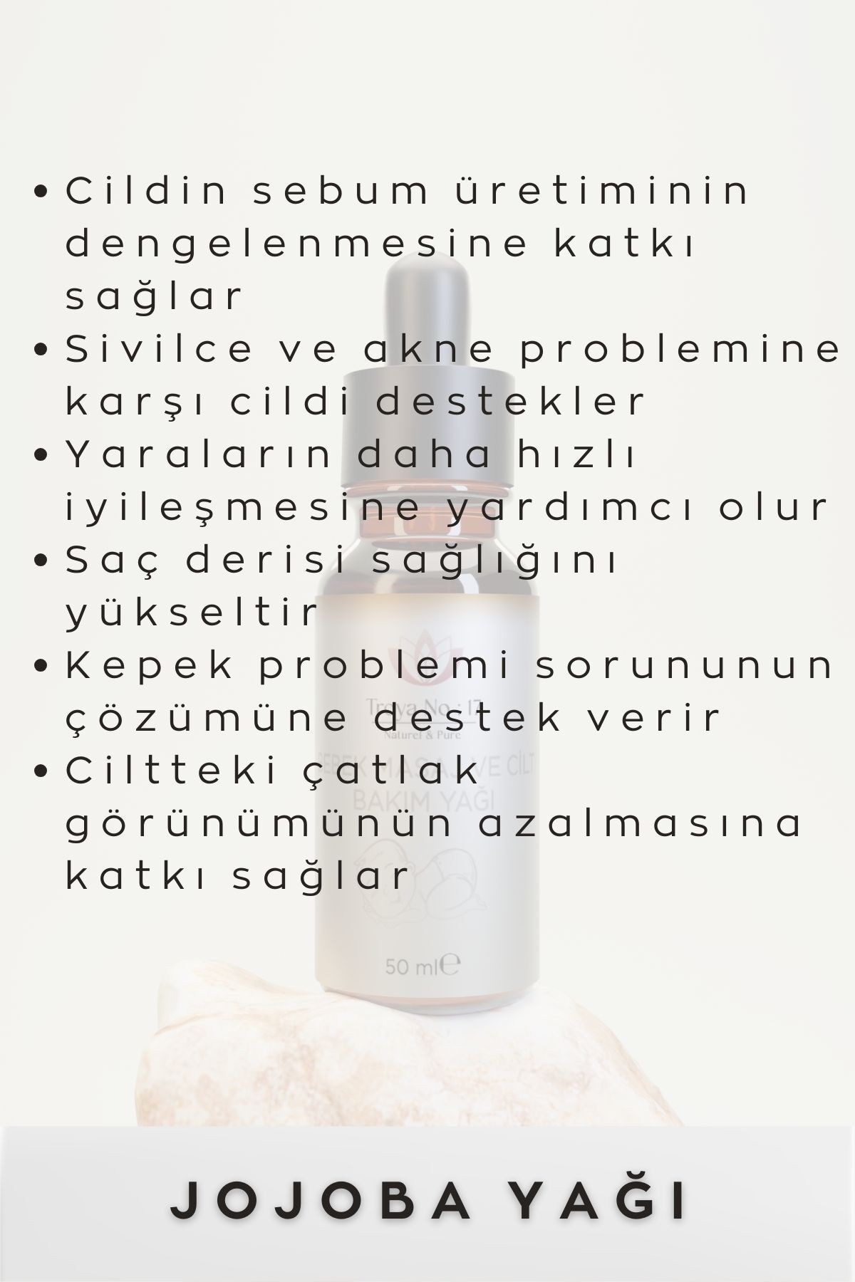 Jojoba Yağı - %100 Doğal Ve Seyreltilmemiş 20 ml