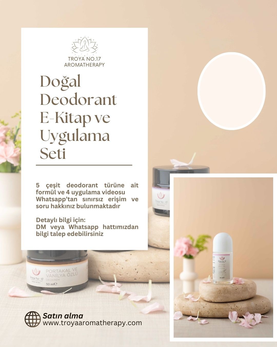 Doğal Deodorantlar Eğitim Seti (E-Kitap ve Uygulama Videoları)
