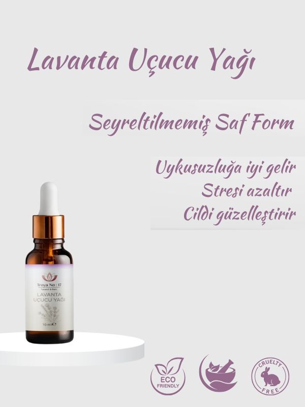 Lavanta Uçucu Yağı - %100 Doğal Ve Seyreltilmemiş