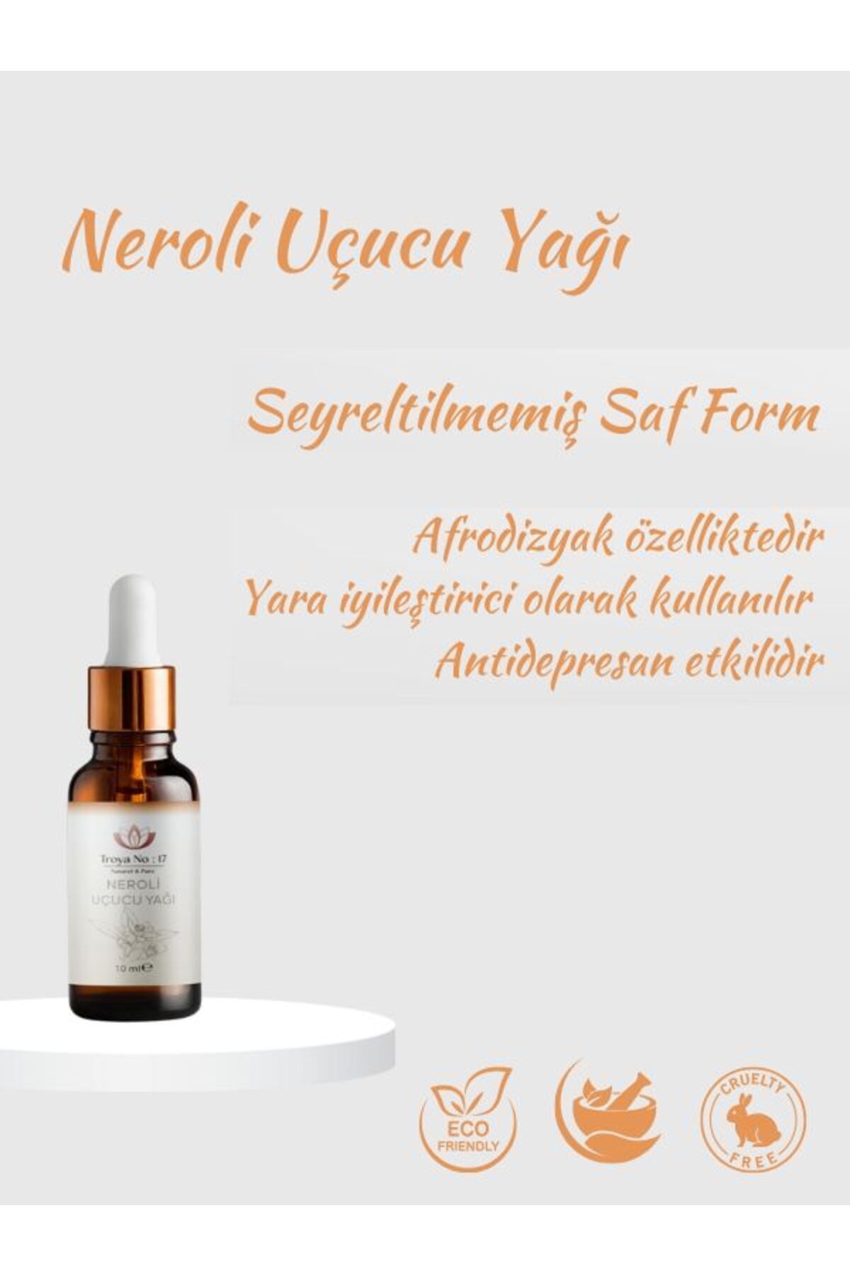 Neroli Uçucu Yağı - Seyreltilmemiş Saf Form