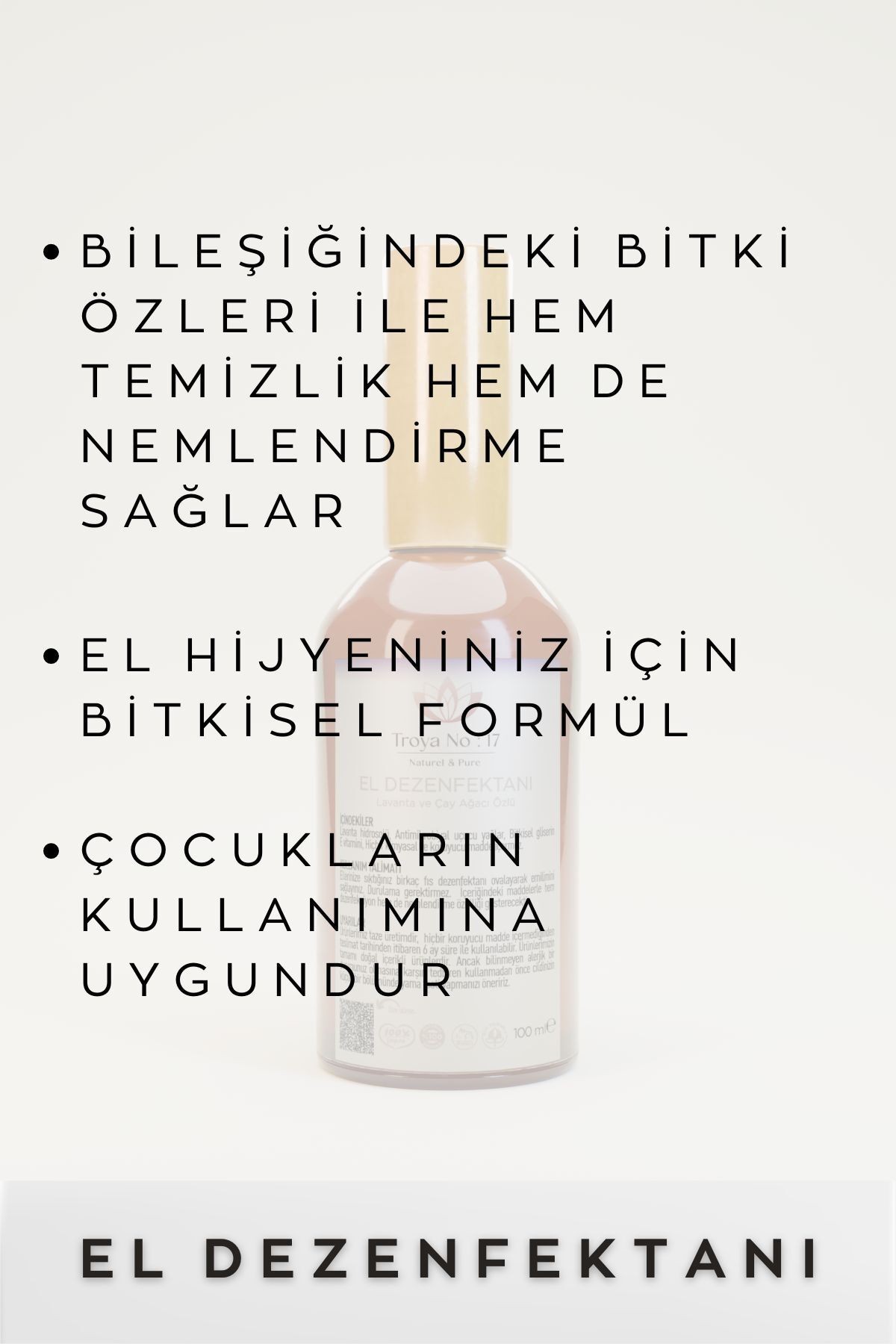 Çay Ağacı Ve Lavanta Özlü El Spreyi - Nemlendirici Etkili