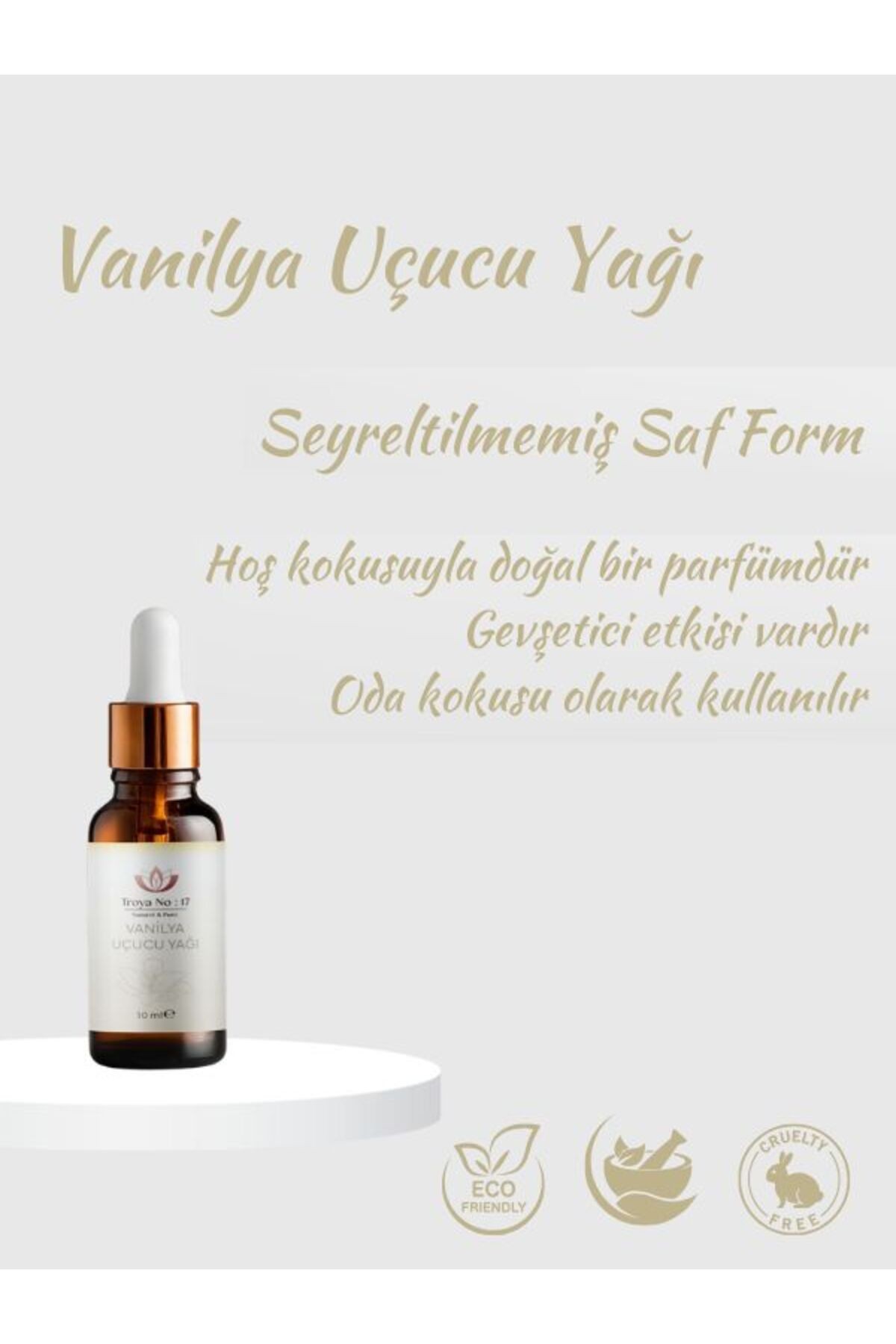 Vanilya Uçucu Yağı - Seyreltilmemiş Saf Form