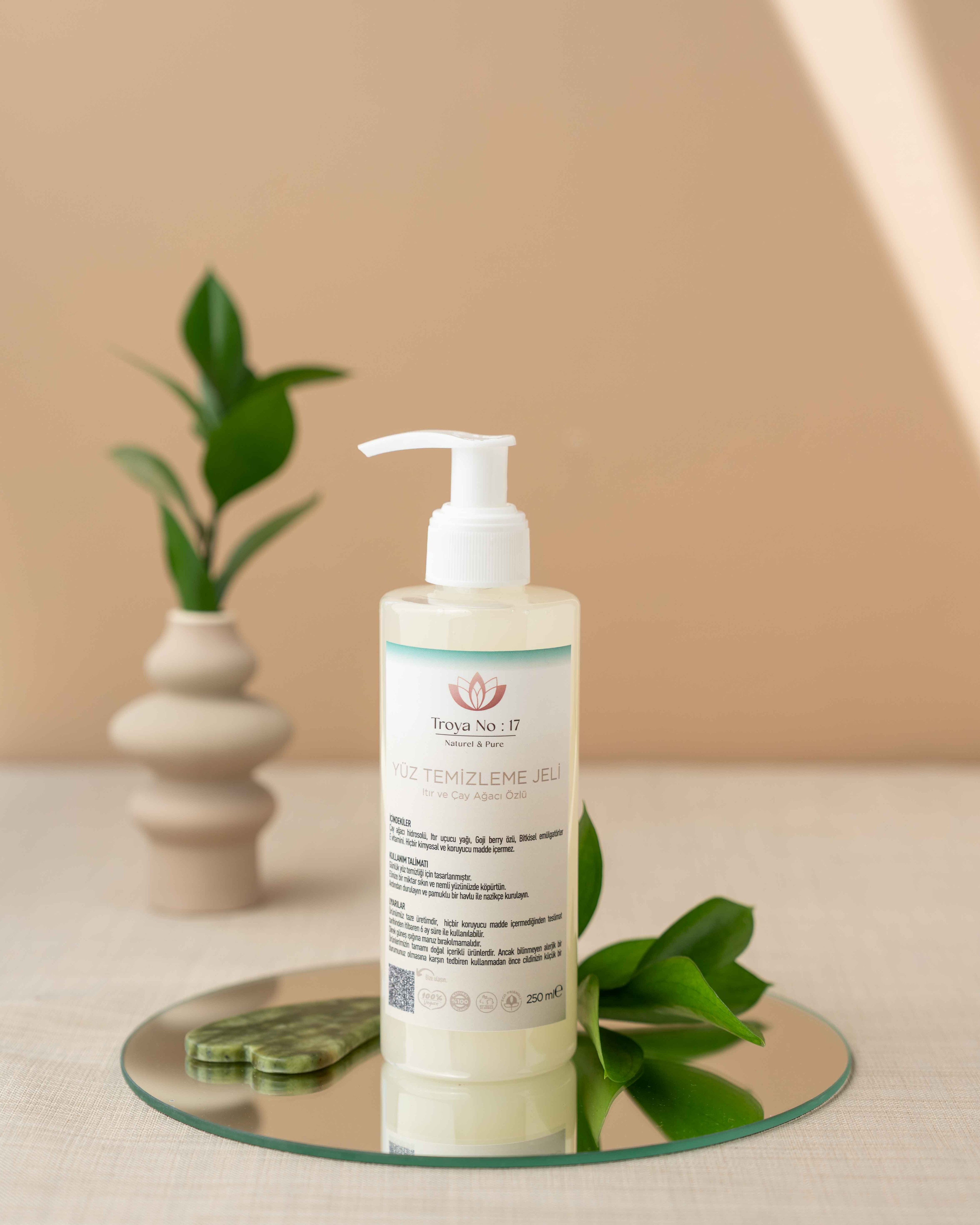 Yüz Yıkama Jeli / Facial Cleansing Gel %100 Naturel & Pure