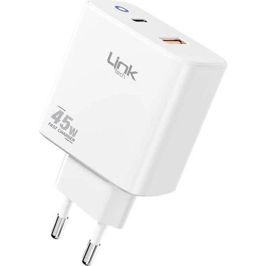 Linktech C215 45W USB 3.0 + Type-C Pd Şarj Adaptörü 