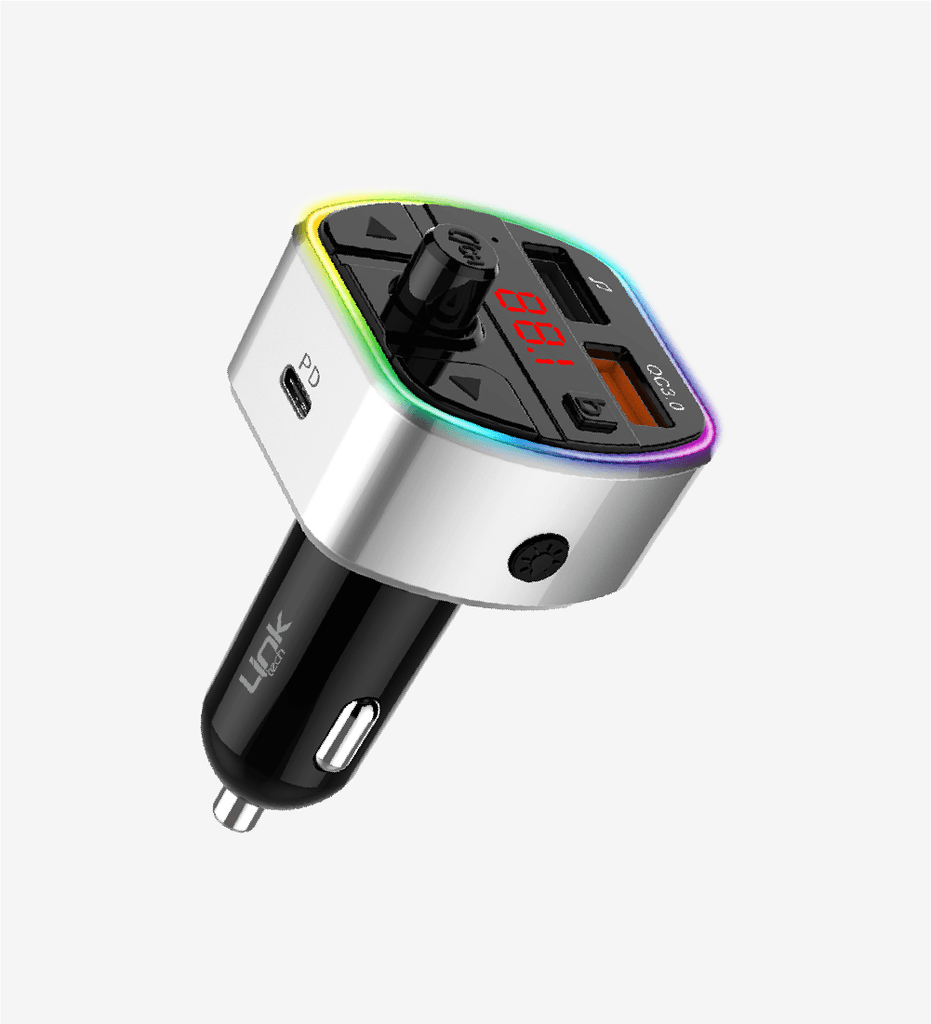 GP14 Premium PD 38W Üç Girişli 5.0 Bluetooth FM Transmitter