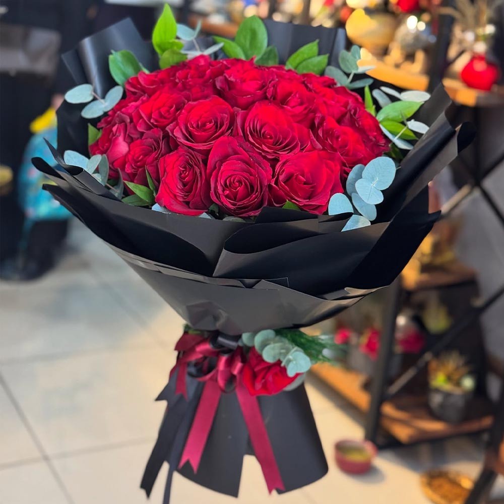 21 Aşk Gül Buketi