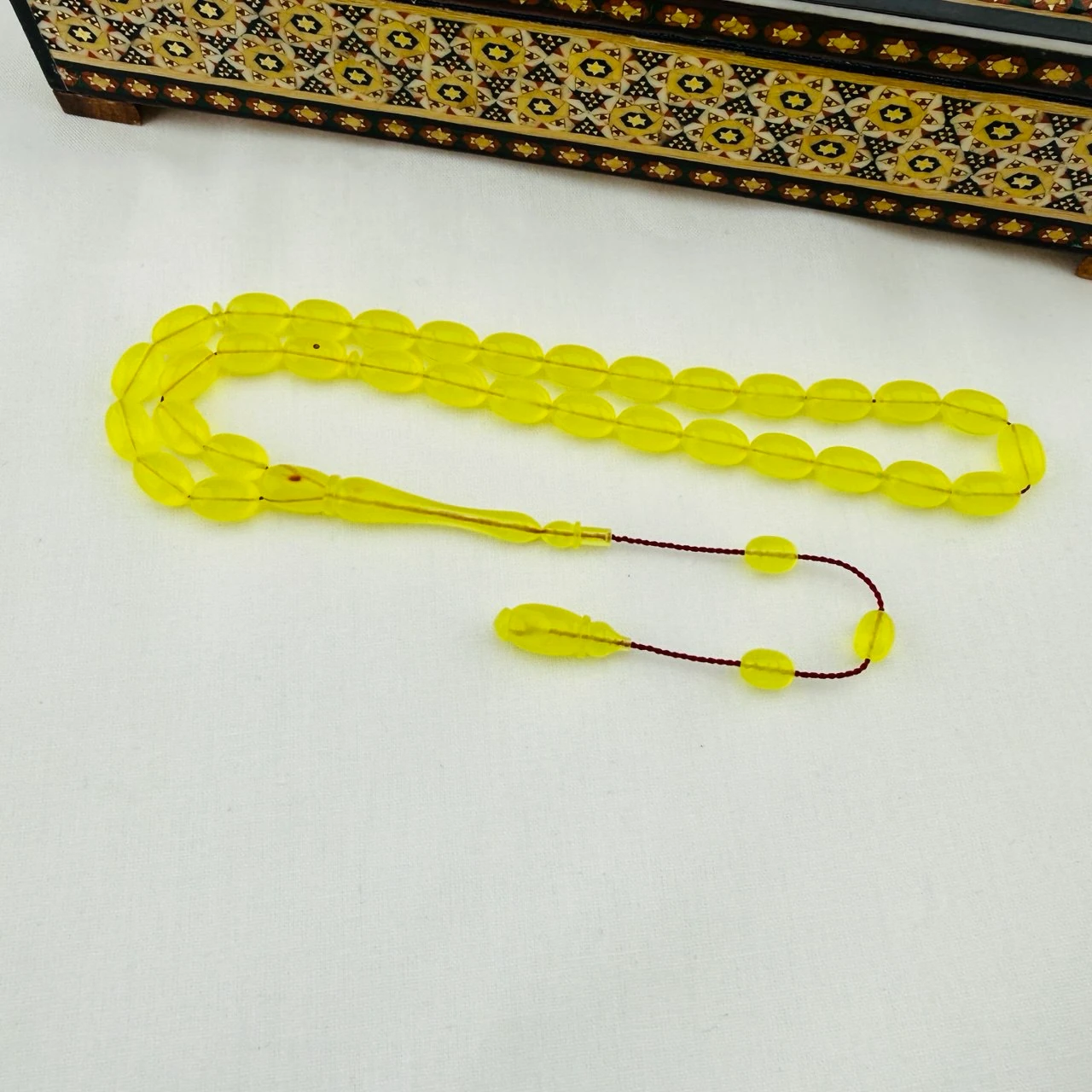 Serhat Bülbül Usta Yapımı Buğulu Hamur Osmanlı Sıkma Kehribar Tespih – 0 Yapı El İşçiliğiyle Hazırlanmış Koleksiyon Eseri