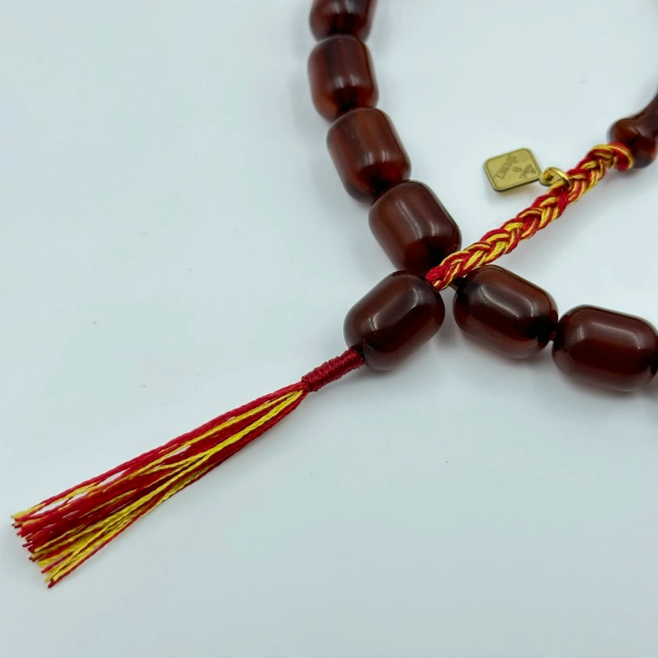 Usta Sönmez Yapımı Sıkma Kehribar Efe Maskot Tespih