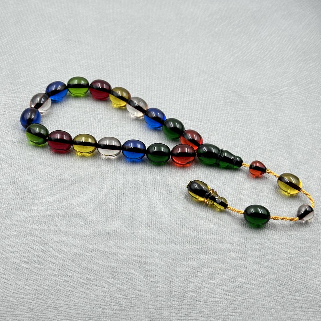 Karışık Renk Maskot-Efe Ateş Kehribar Tespih