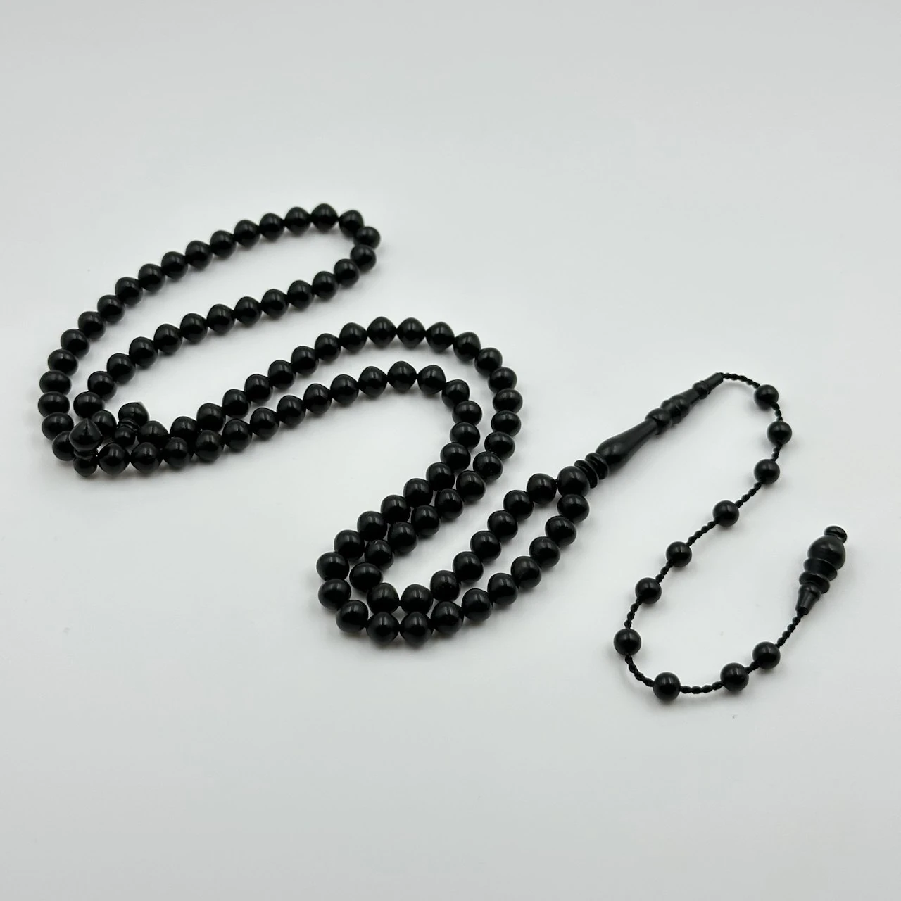 99’luk Abanoz Ağacı Usta İşi Tespih – Bülbül Atölye El Yapımı Özel Üretim