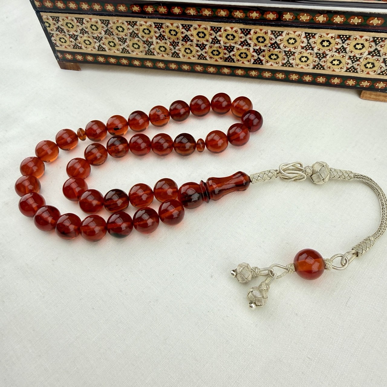 1940’lar Katalin Tespih – Has Gümüş Kazaz (Bülbül Atölye)