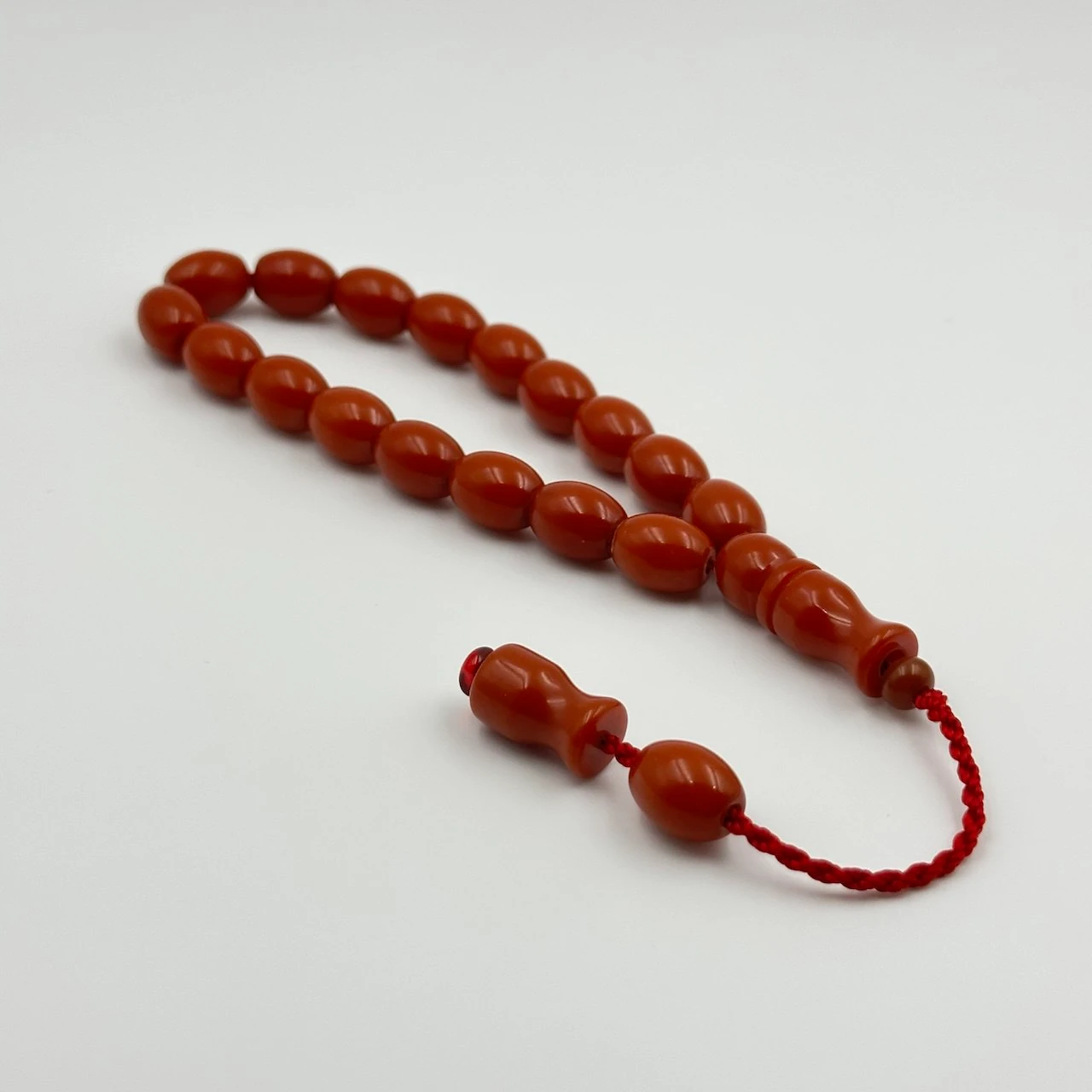 Efe Maskot Model Sıkma Kehribar Özel Usta Yapımı Tespih