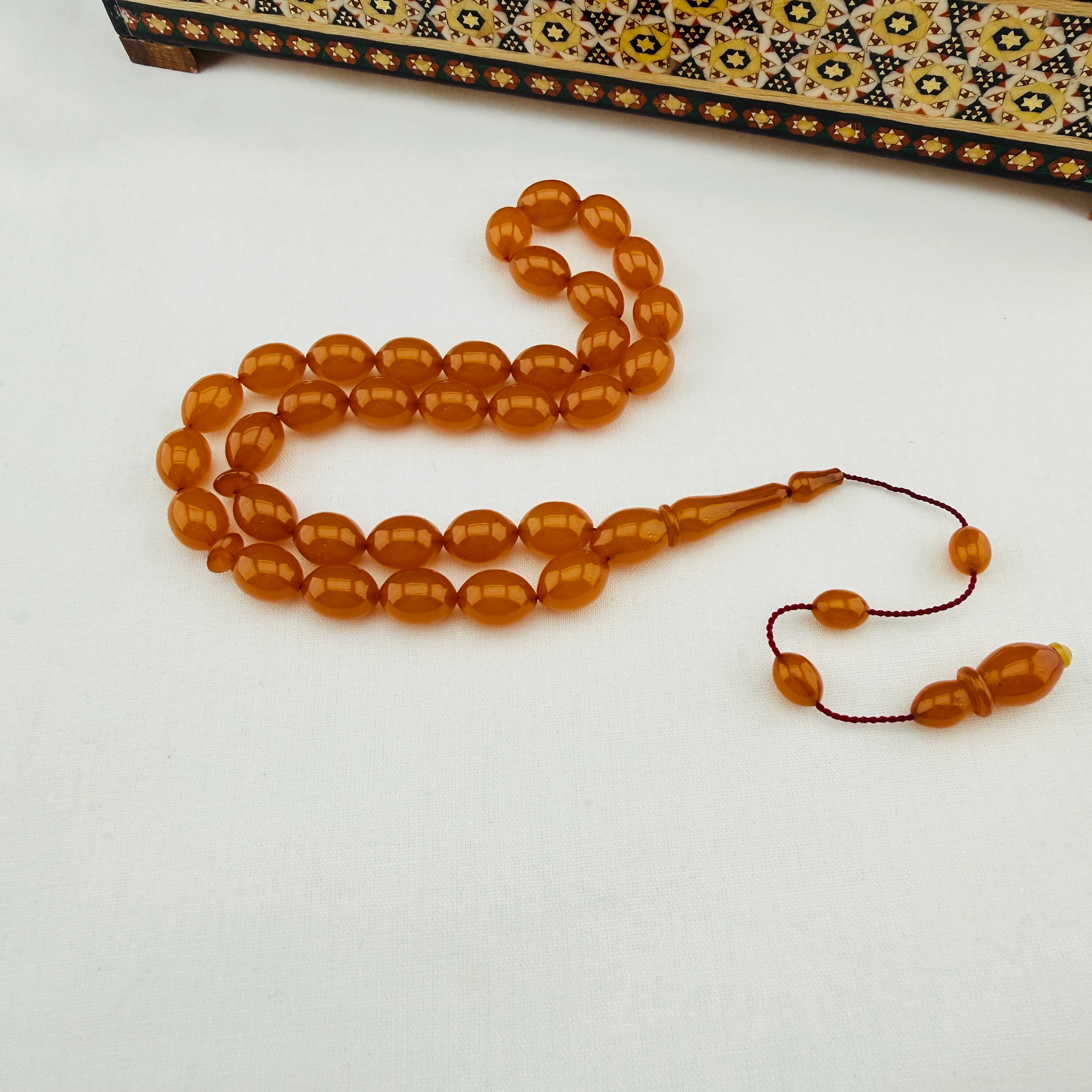 Osmanlı Sıkma Buğulu Hamur | Renginin Zirvesinde 0 Yapı El İşçiliği Tespih