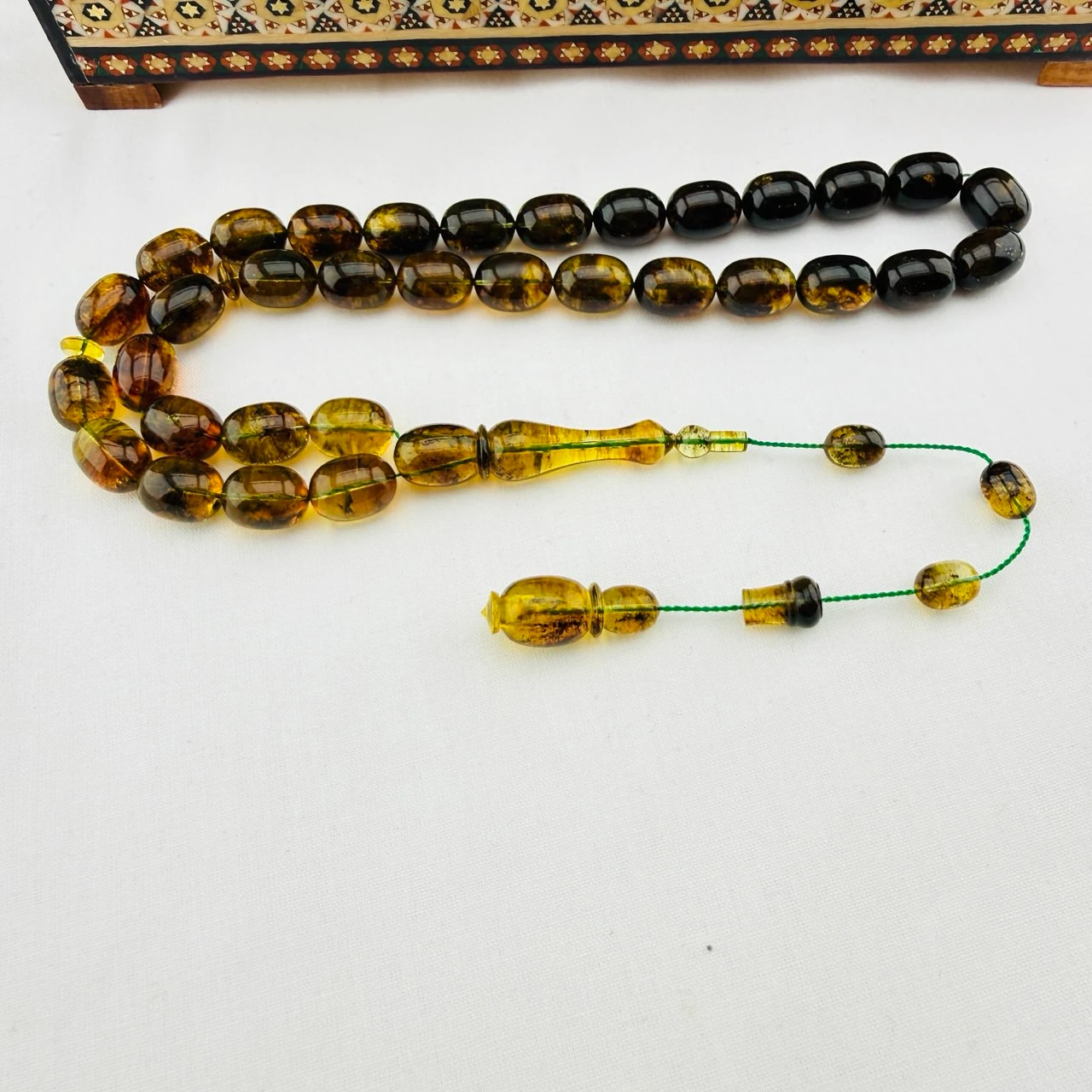 Barış Bülbül Usta Yapımı 30 Milyon Yıllık Dominik Kehribarı – Gerçek Fosil Taştan El İşçiliği Koleksiyon Eseri