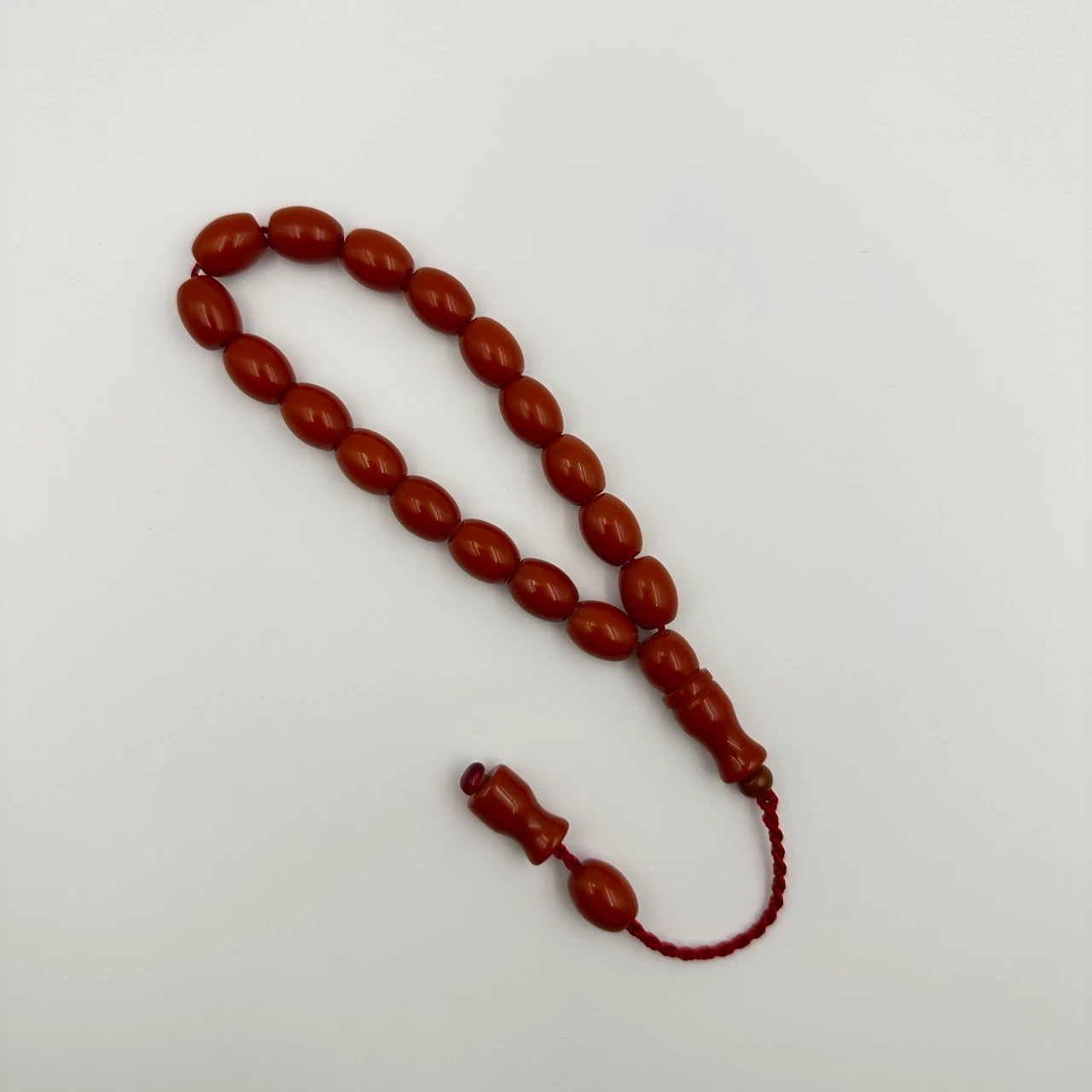 Efe Maskot Model Sıkma Kehribar Özel Usta Yapımı Tespih