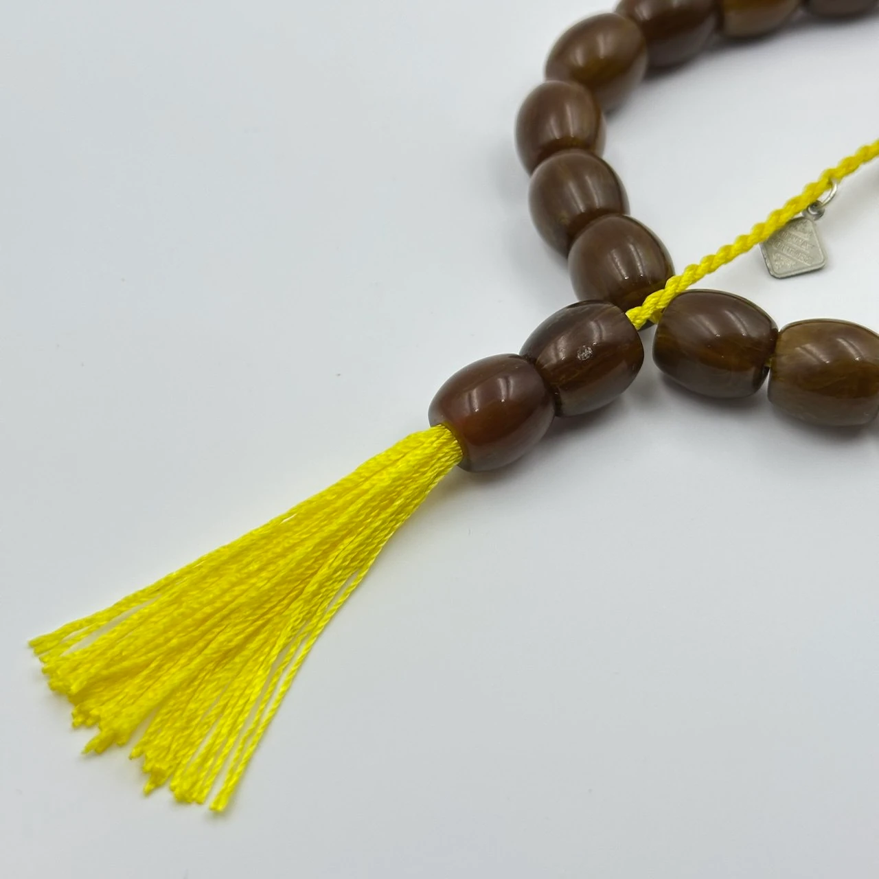 Oktay Sönmez Yapımı Şalgam Renk Sıkma Kehribar Efe Maskot Tespih