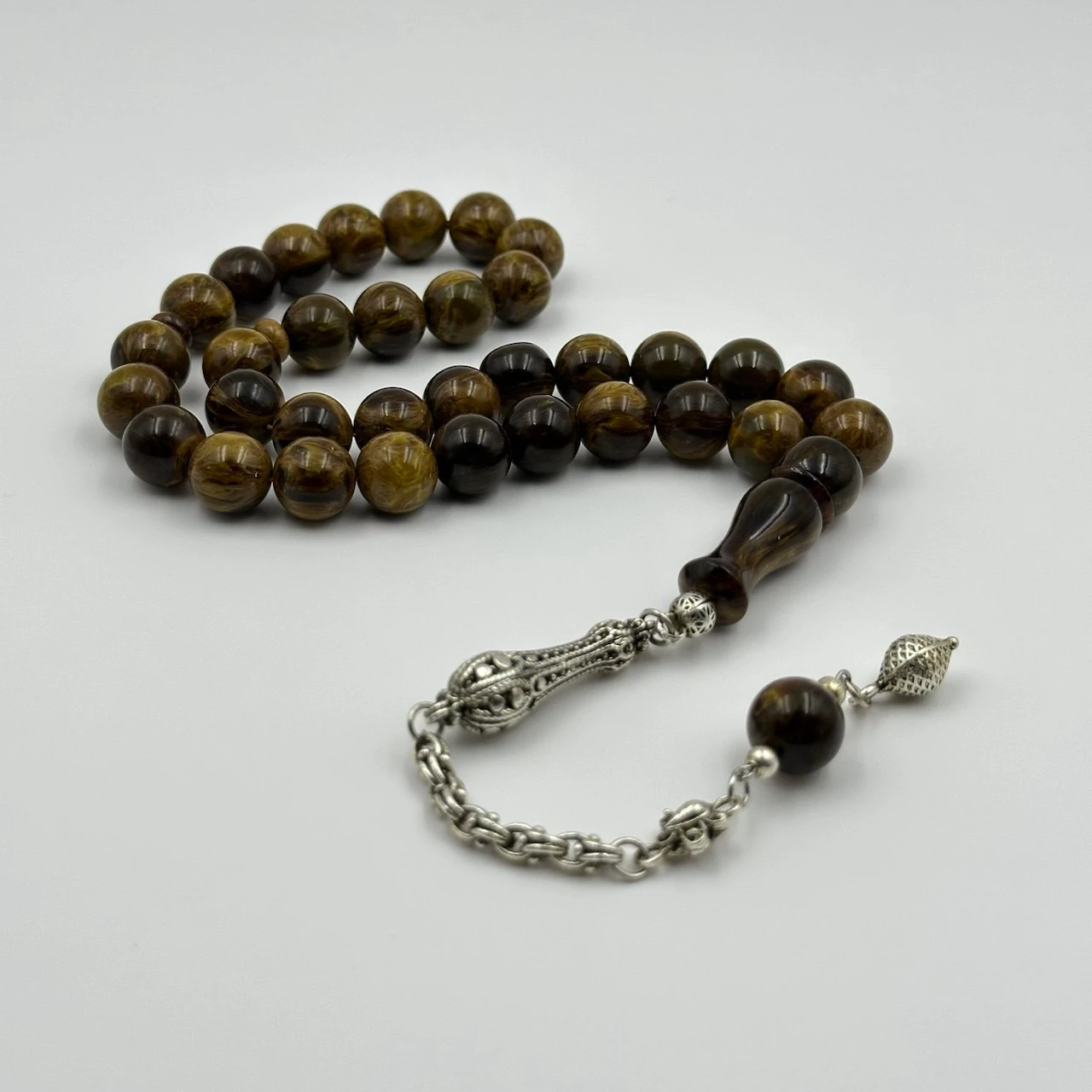 Çekoslavak Çubuk Katalin Usta Yapımı Koleksiyonluk Tespih