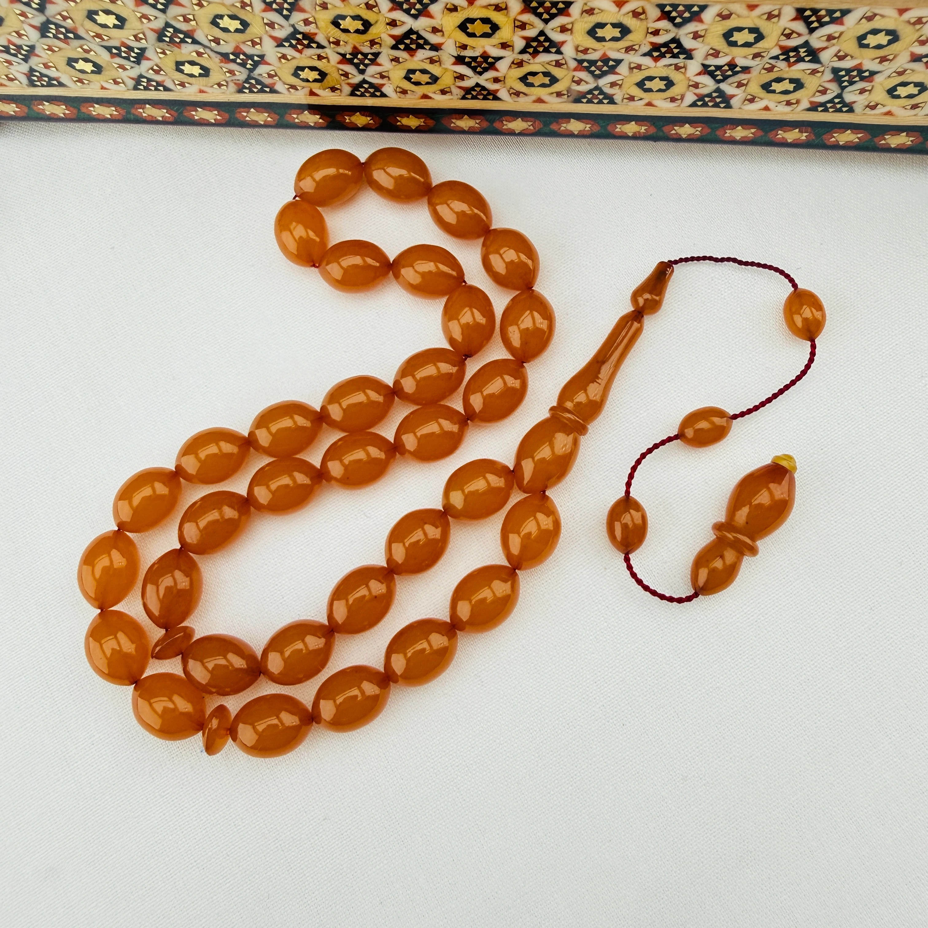 Osmanlı Sıkma Buğulu Hamur | Renginin Zirvesinde 0 Yapı El İşçiliği Tespih