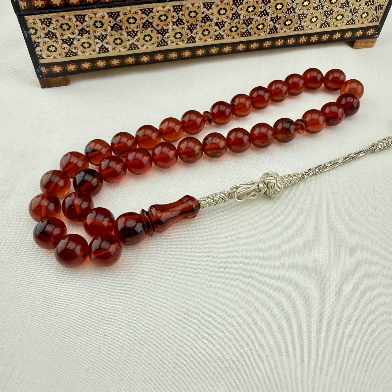 1940’lar Katalin Tespih – Has Gümüş Kazaz (Bülbül Atölye)