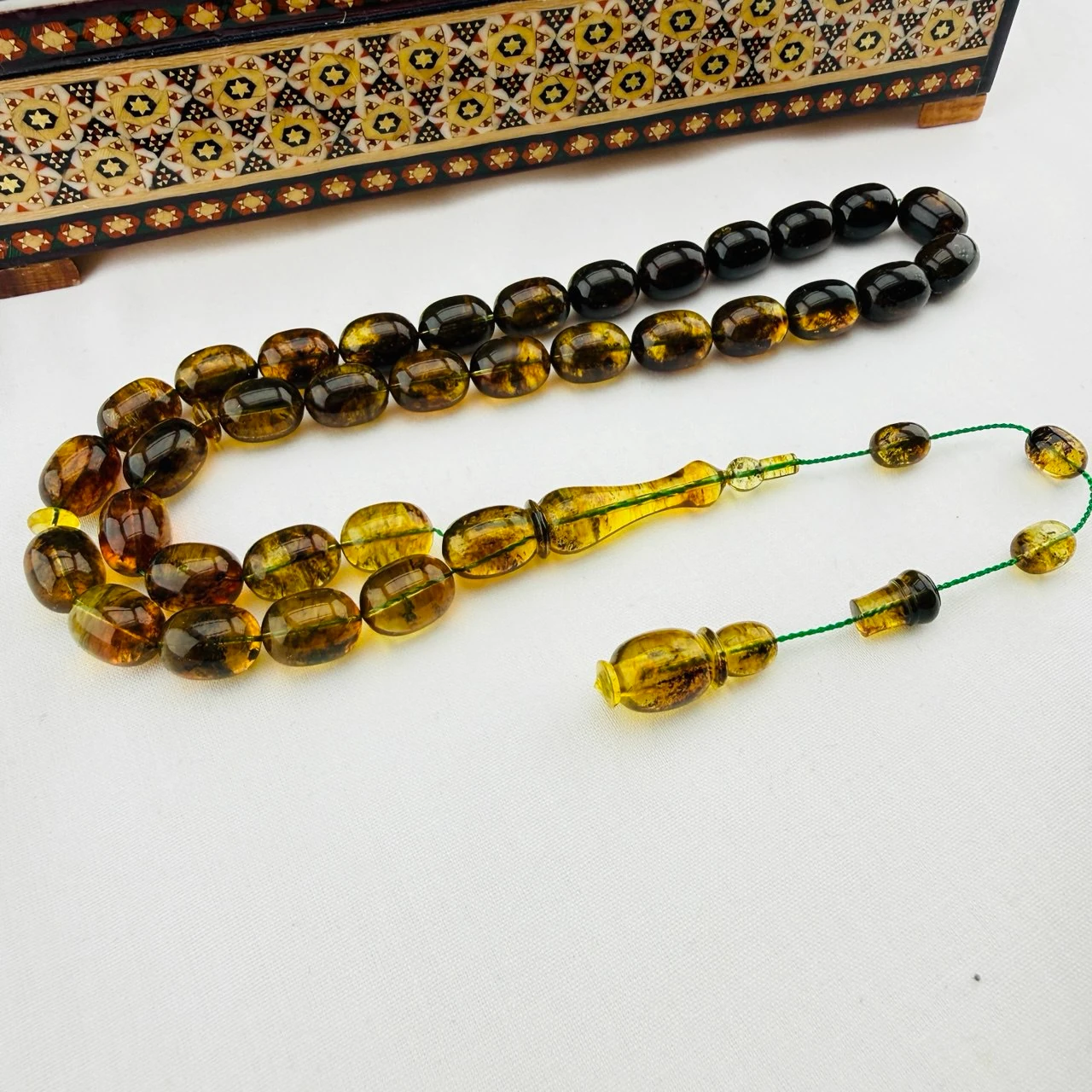 Barış Bülbül Usta Yapımı 30 Milyon Yıllık Dominik Kehribarı – Gerçek Fosil Taştan El İşçiliği Koleksiyon Eseri