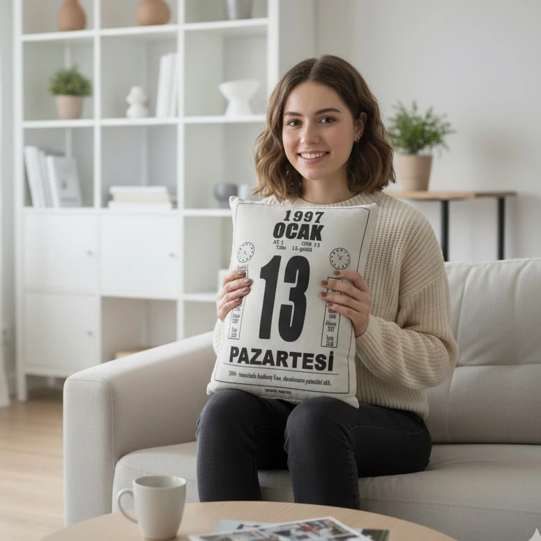 Takvim Yaprağı Yastık