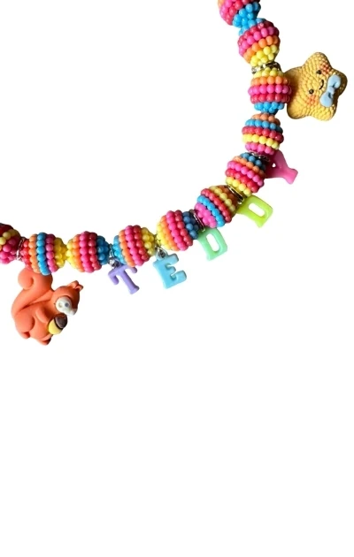 Bubble - Kedi Köpek Boncuklu Charmlı Kolye