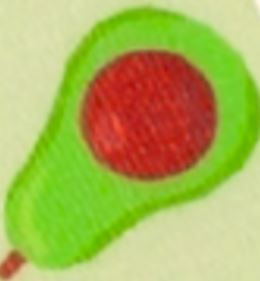 Avokado Desenli