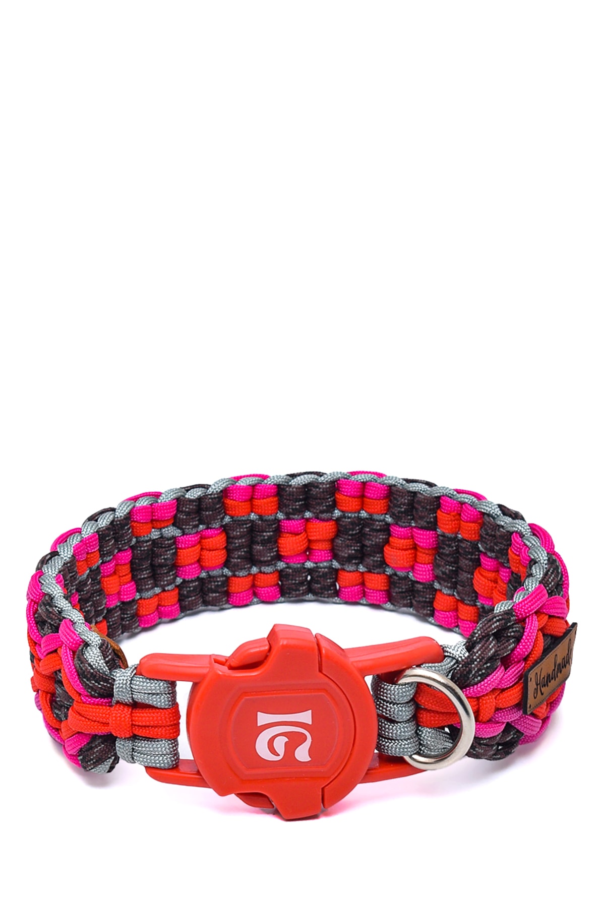 %100 El Yapımı Premium Paracord Örgü Boyun Tasması 