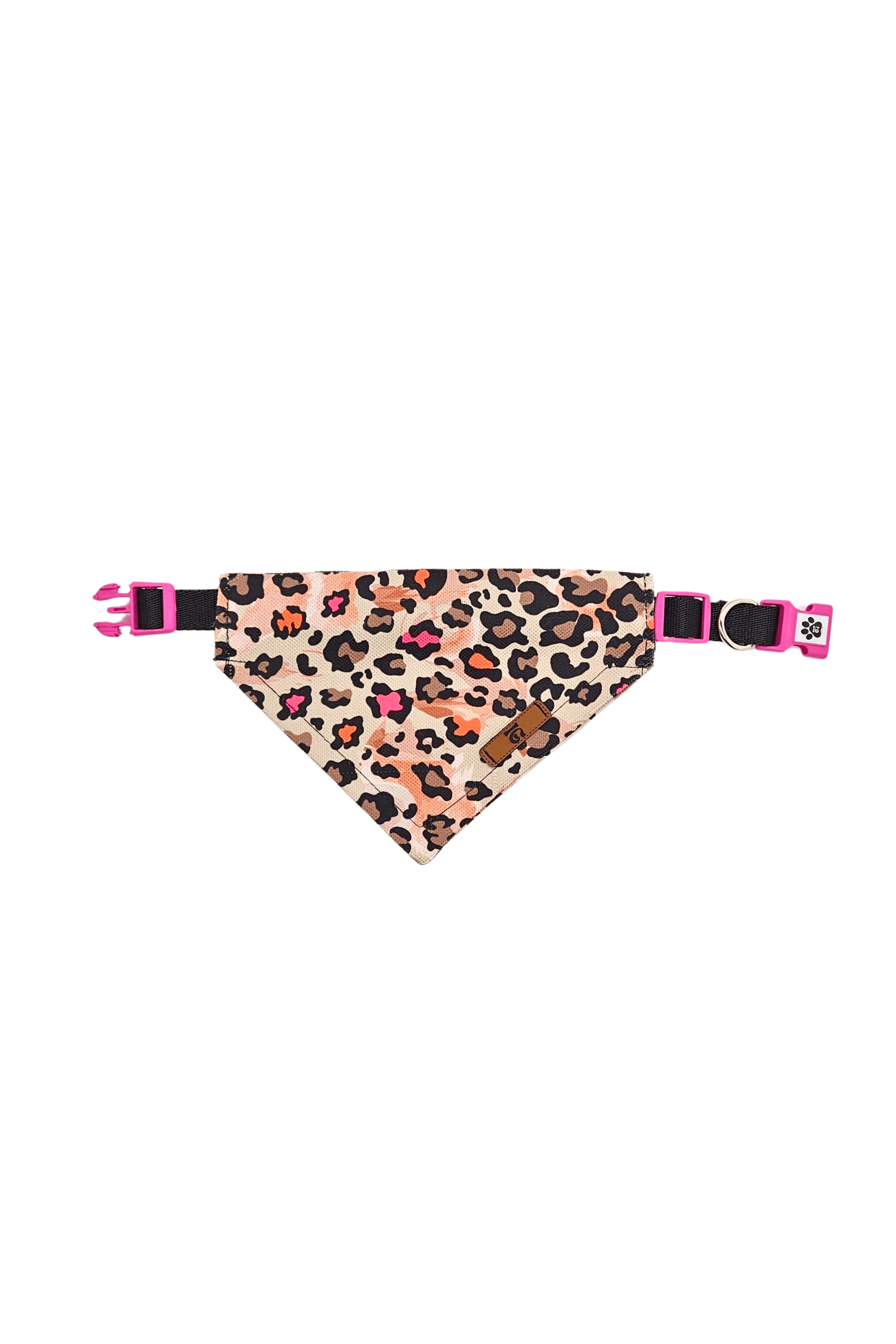 Bandana Boyun Tasması - Leopar Desenli