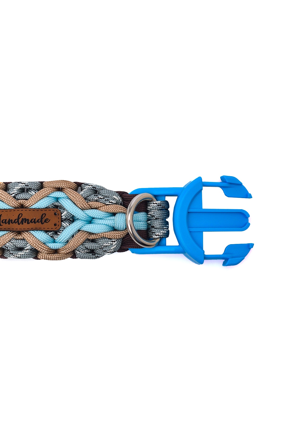 %100 El Yapımı Premium Paracord Örgü Boyun Tasması 