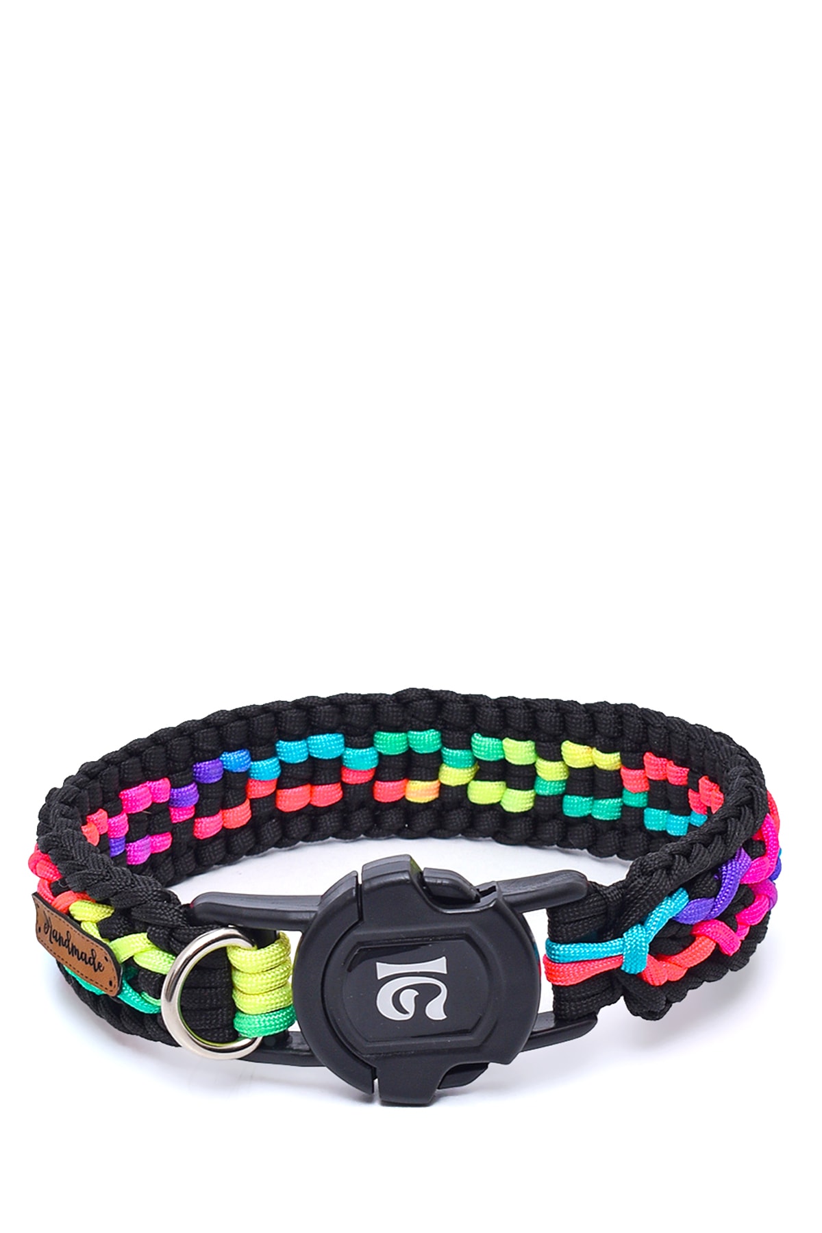 %100 El Yapımı Premium Paracord Örgü Boyun Tasması 